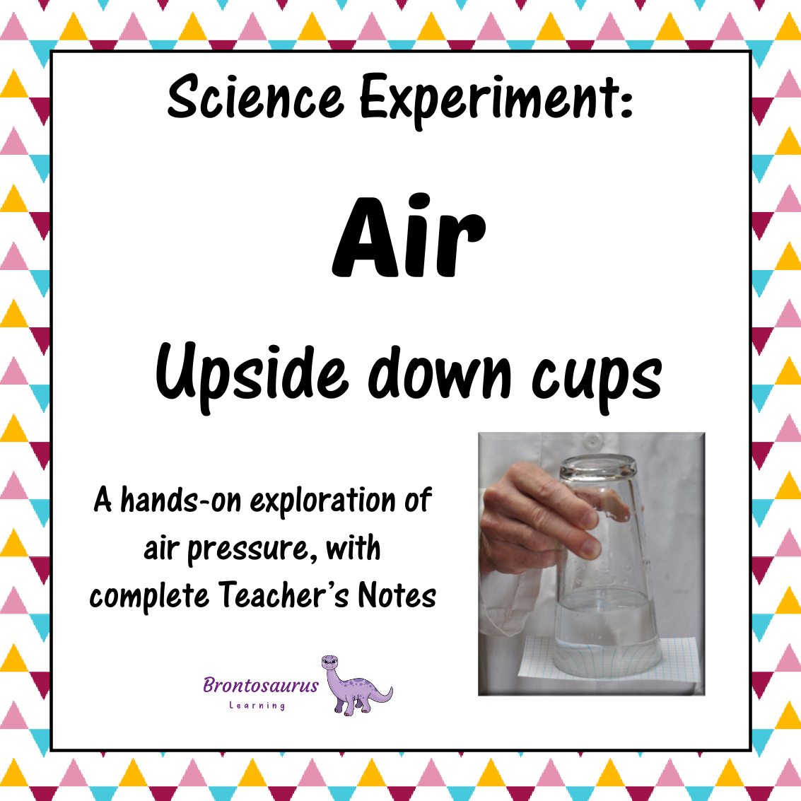 Air Experiments 13 Air Experiment: Upside Down Cups
