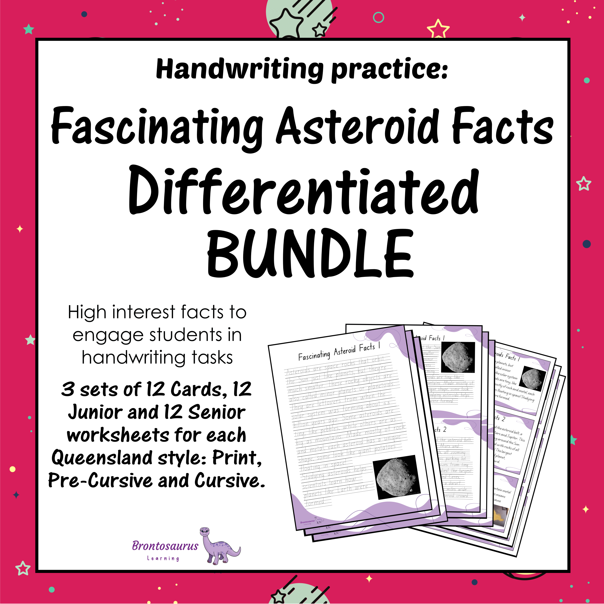 Queensland Space 7 ASTEROIDS Differentiated Bundle cover image