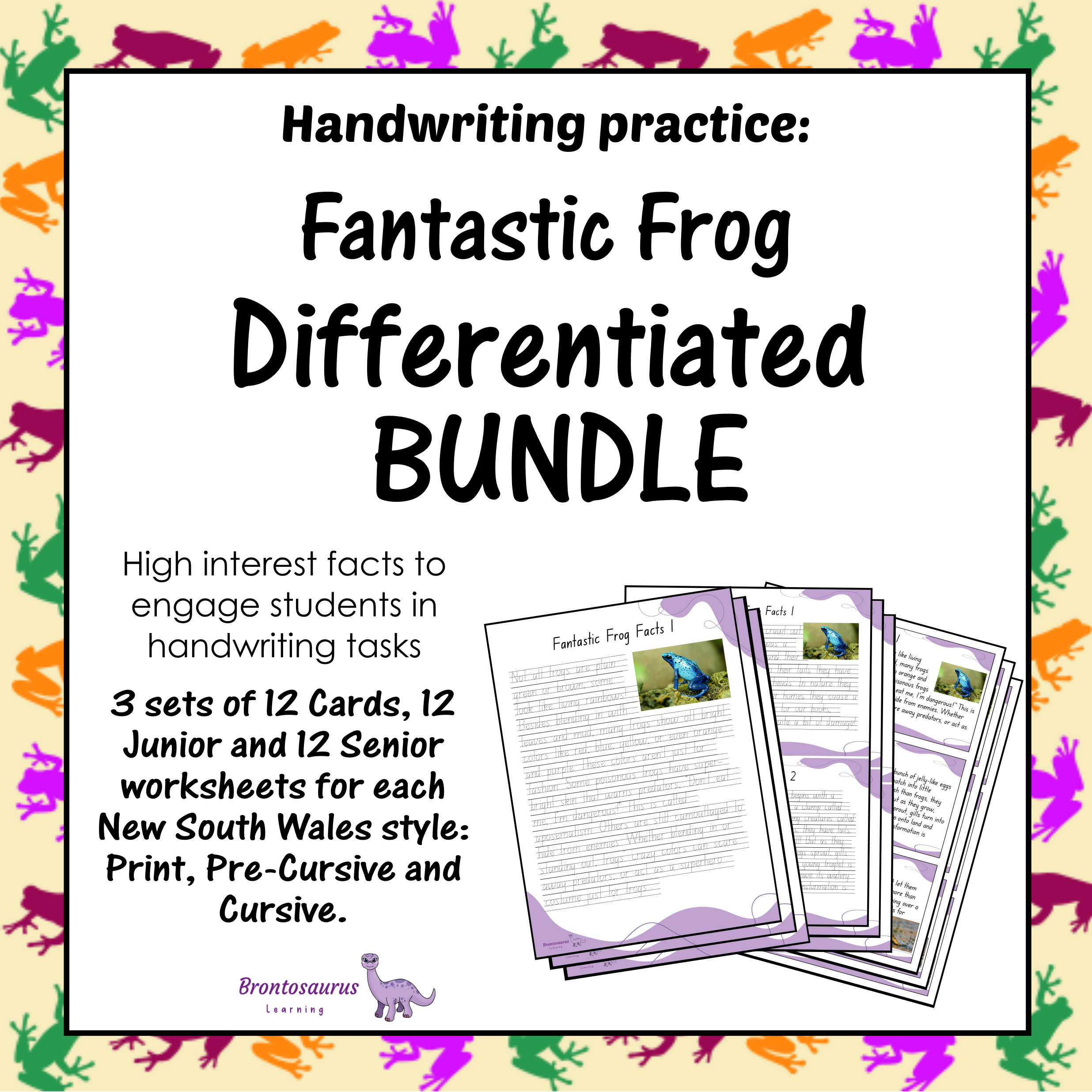 Frogs Differentiated Bundle cover image