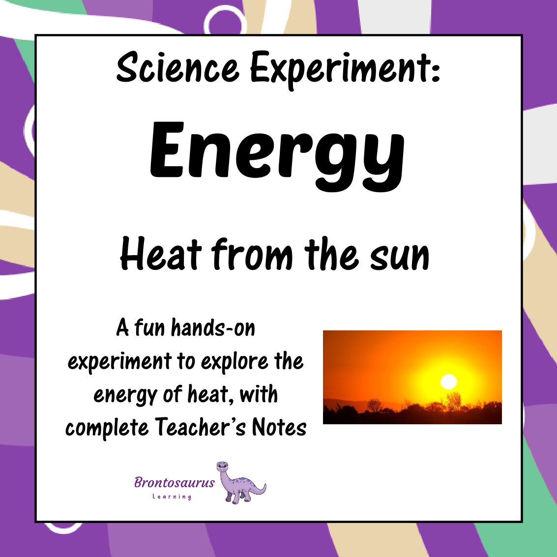 Energy Experiment: Heat from the Sun