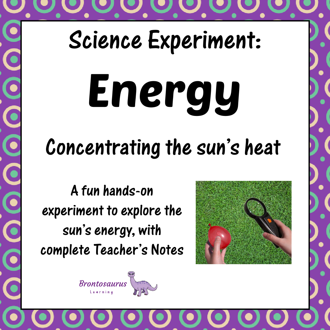 Energy Experiment: Concentrating Heat