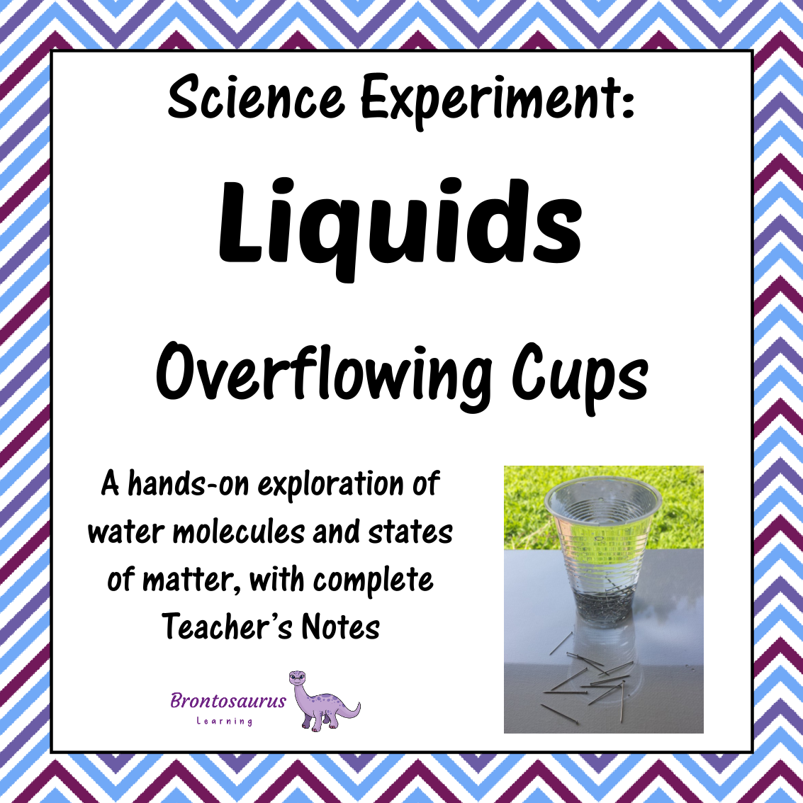 Liquids Experiments 8 Liquids Experiment: Surface Tension - Overflowing Cups