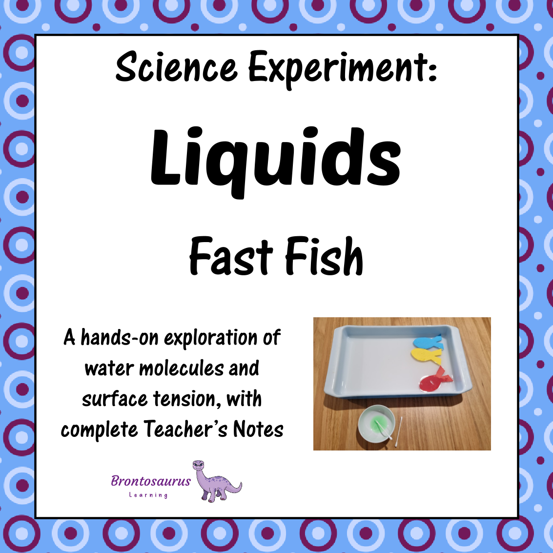 Liquids Experiments 9 Liquids Experiment: Surface Tension - Super Fast Fish!