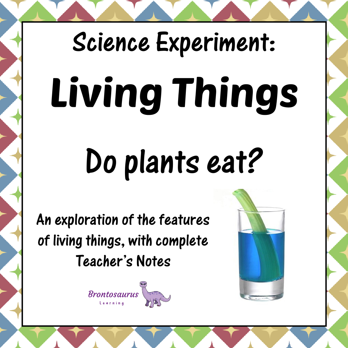 Living Things Experiment: Do Plants Eat?