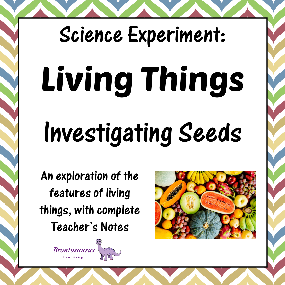 Living Things Experiment: Investigating Seeds