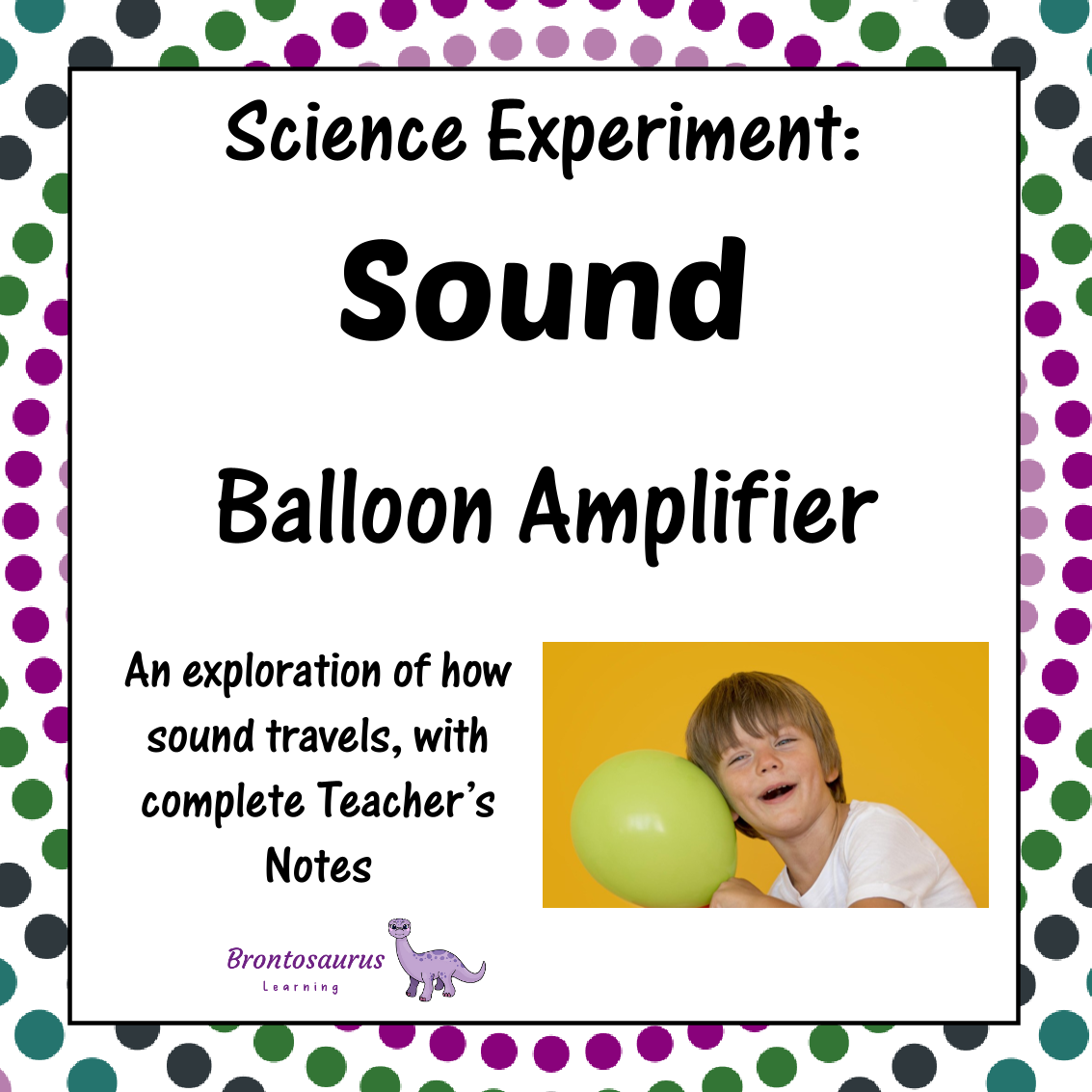 Sound Experiment S07: Singing Button 1 Cover preview for Sound Experiment: Singing Button, a printable sound science resource.