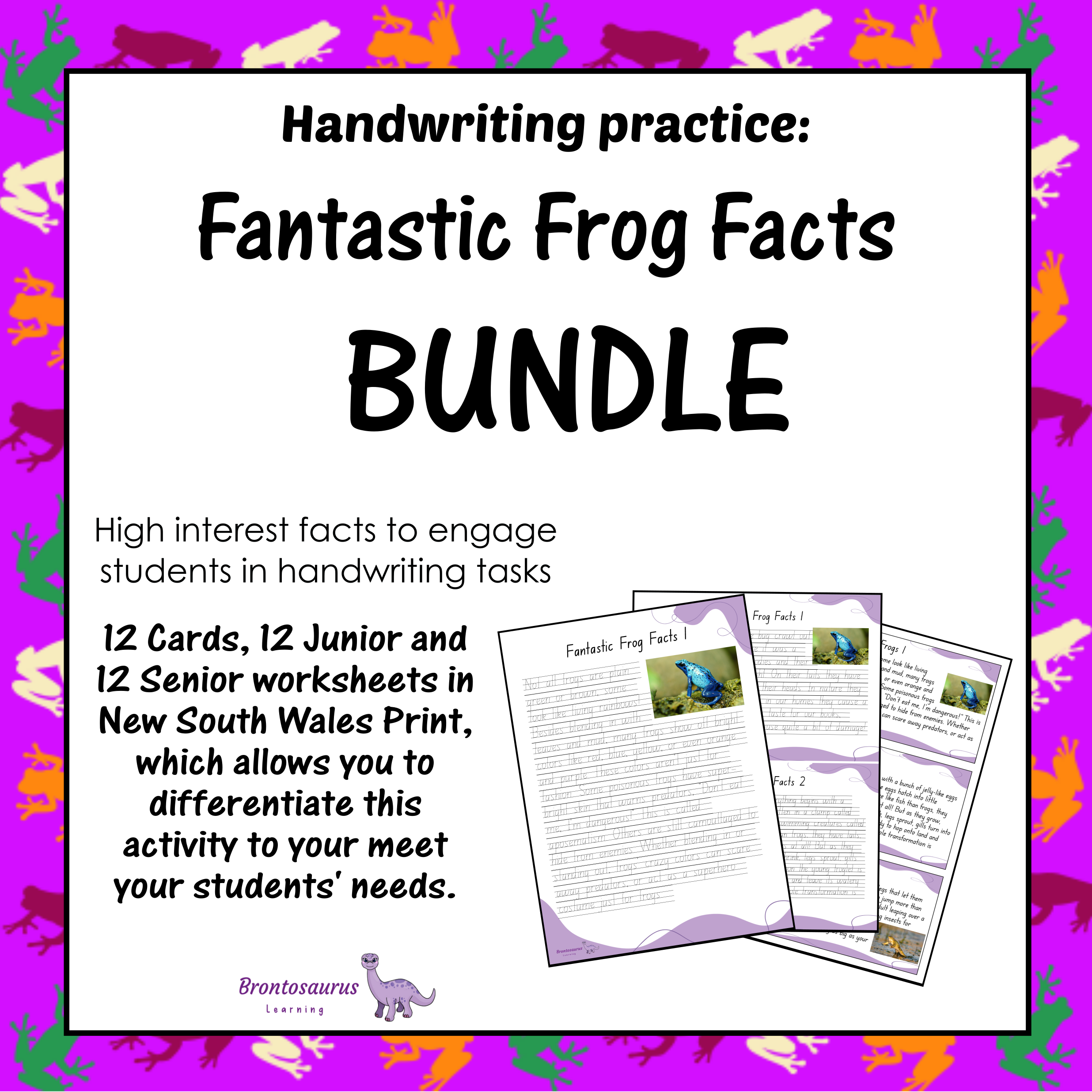 Frogs Print Set cover image