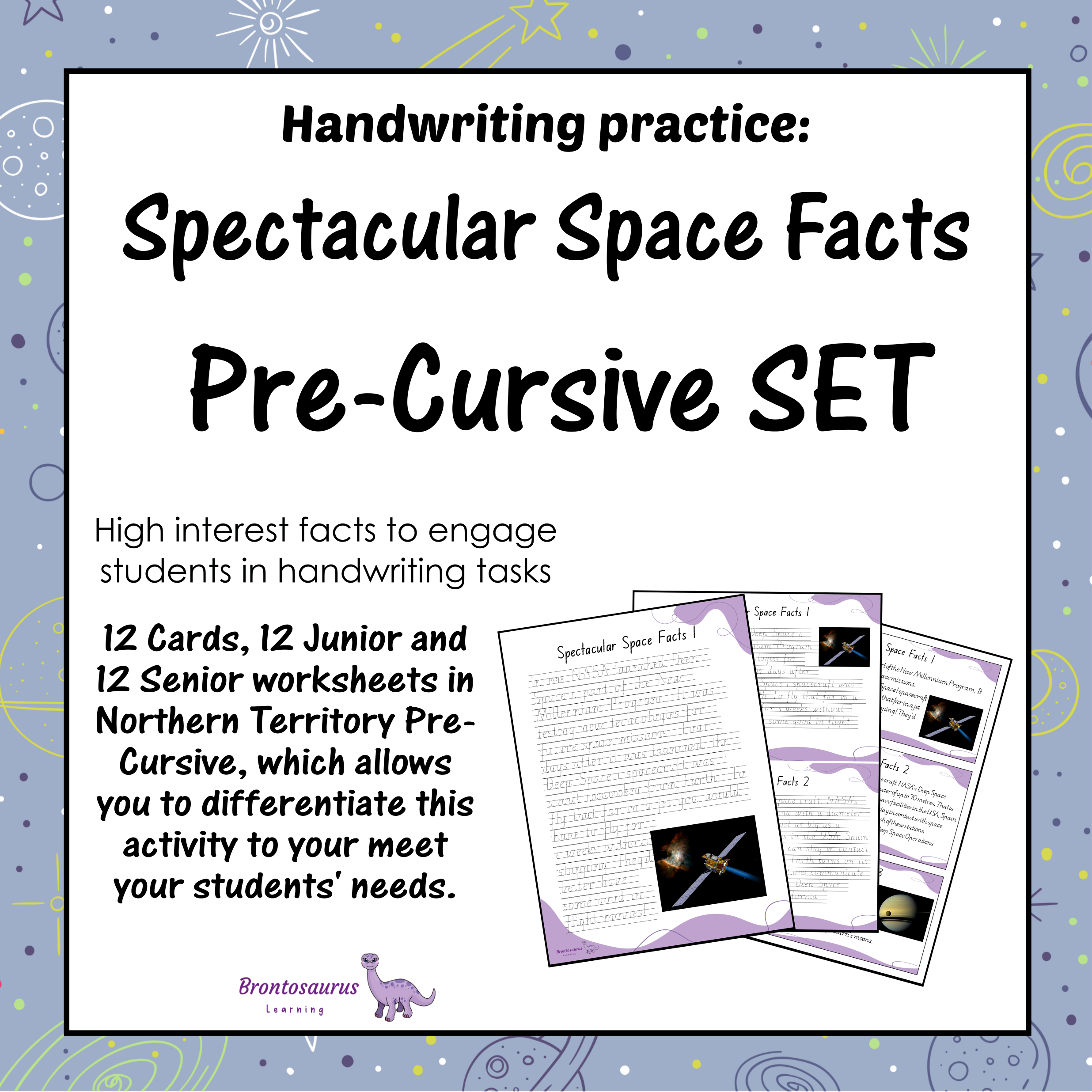 SPACE Pre-cursive Set cover image