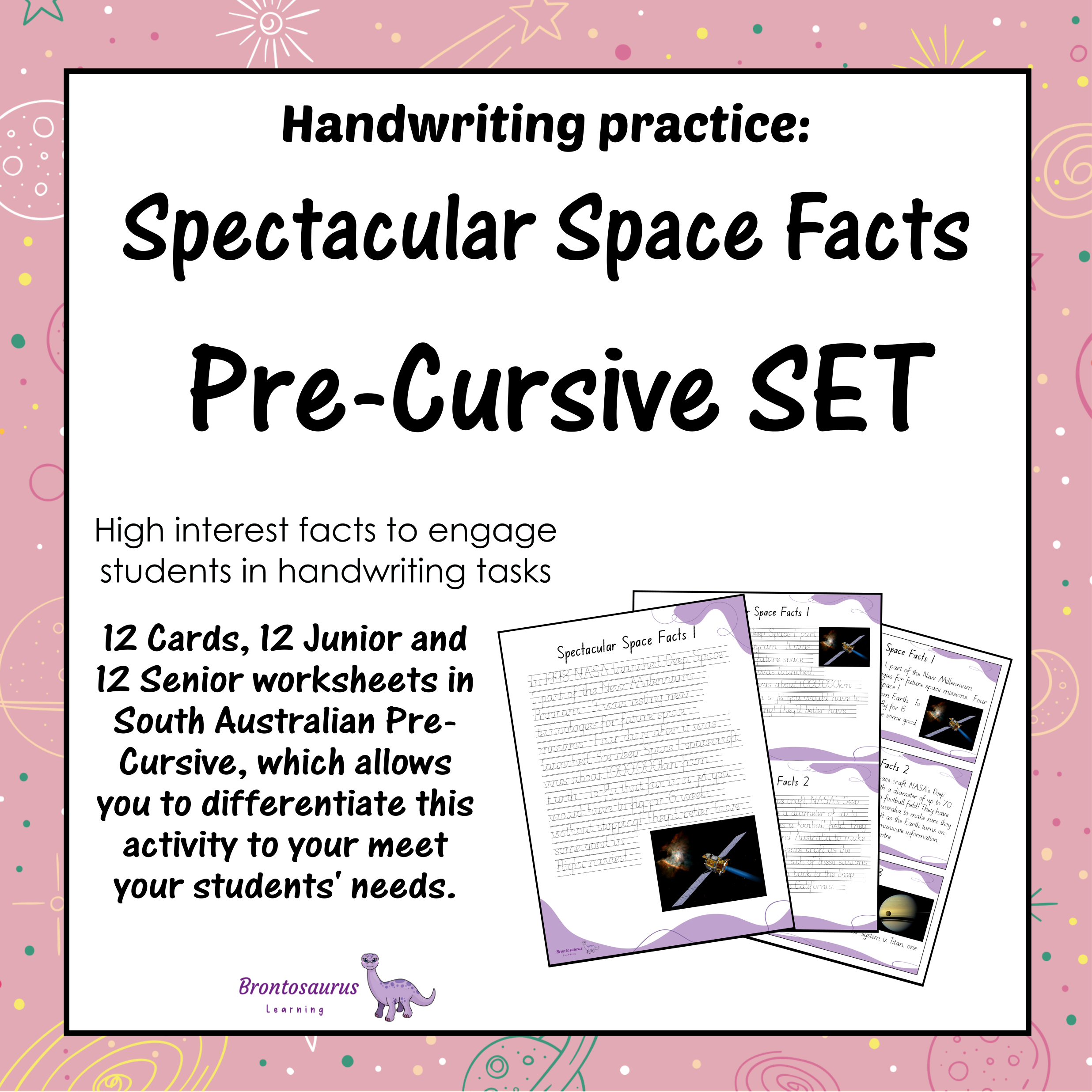 SPACE Pre-cursive Set cover image