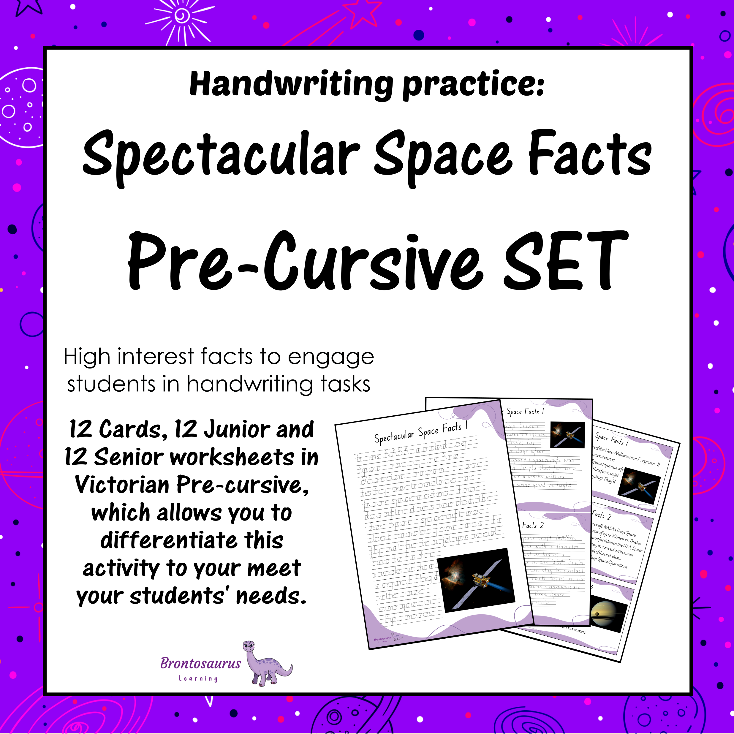 SPACE Pre-cursive Set cover image