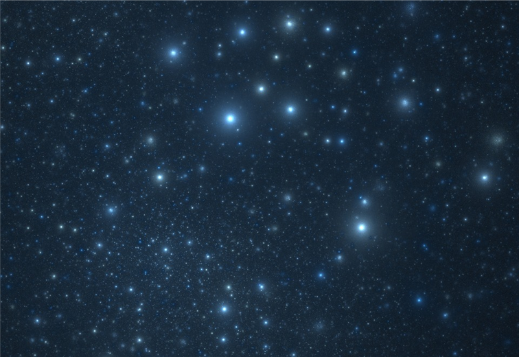 Photo of stars for an space themed handwriting lesson - classroom resource preview