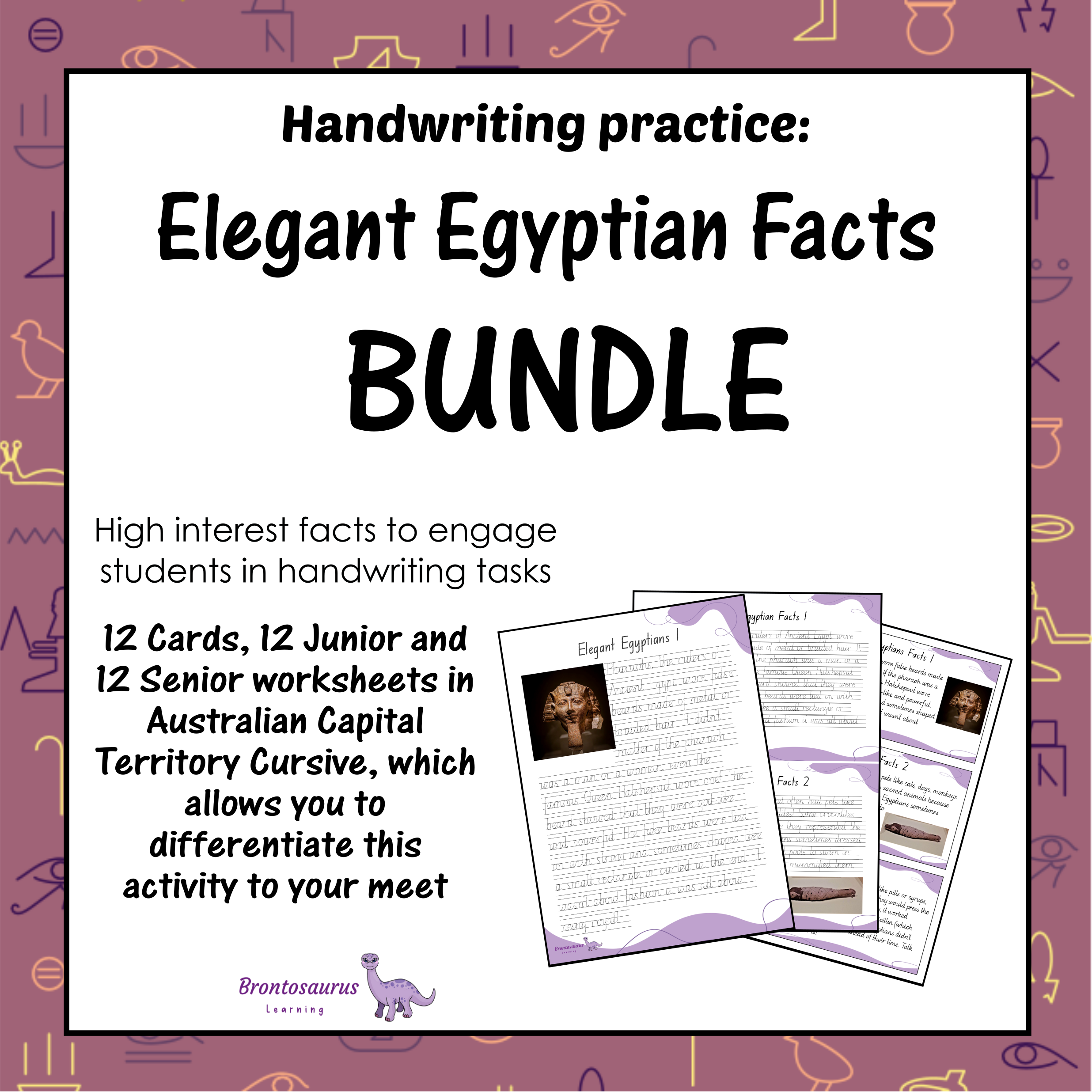 EGYPT Cursive Set cover image