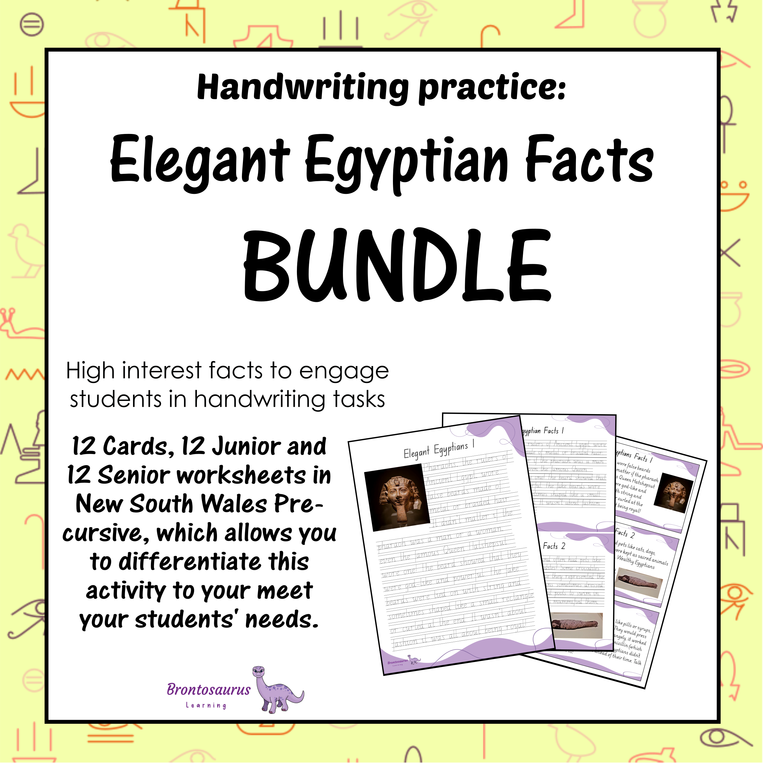 EGYPT Pre-cursive Set cover image