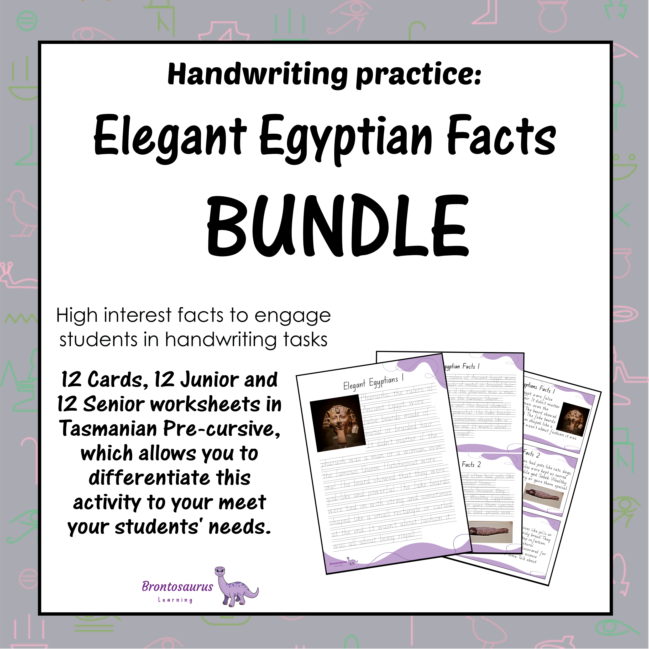 EGYPT Pre-cursive Set cover image