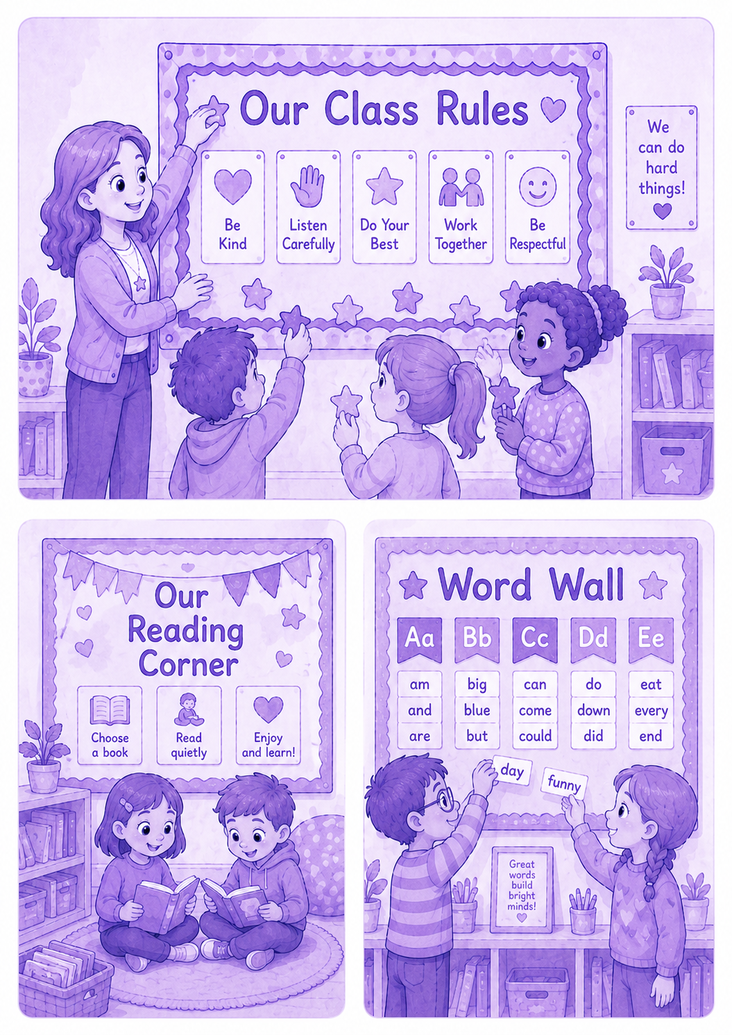 Vocabulary Bulletin Board resources from Brontosaurus Learning @brontosaurus.learning.com