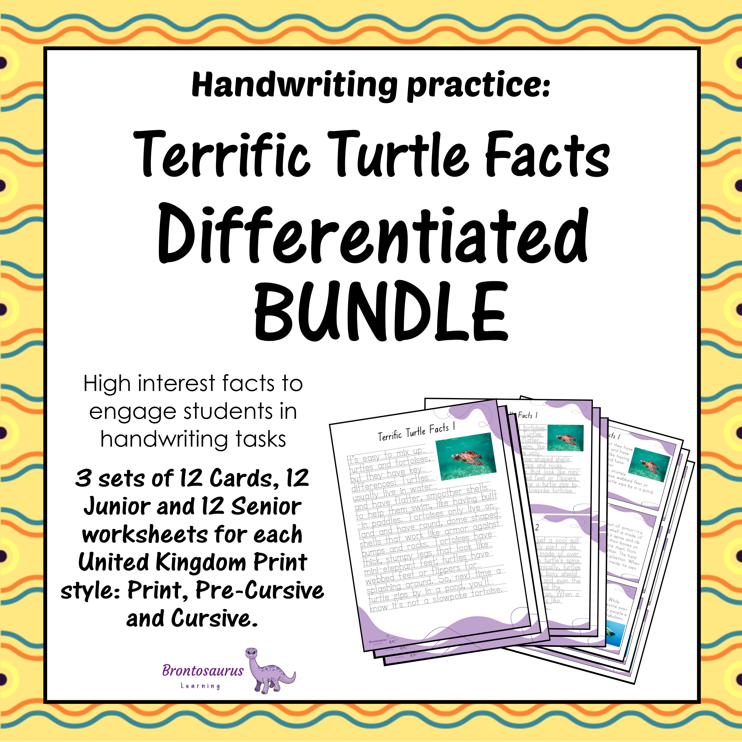 United Kingdom Animals 26 TURTLEs Differentiated Bundle cover image