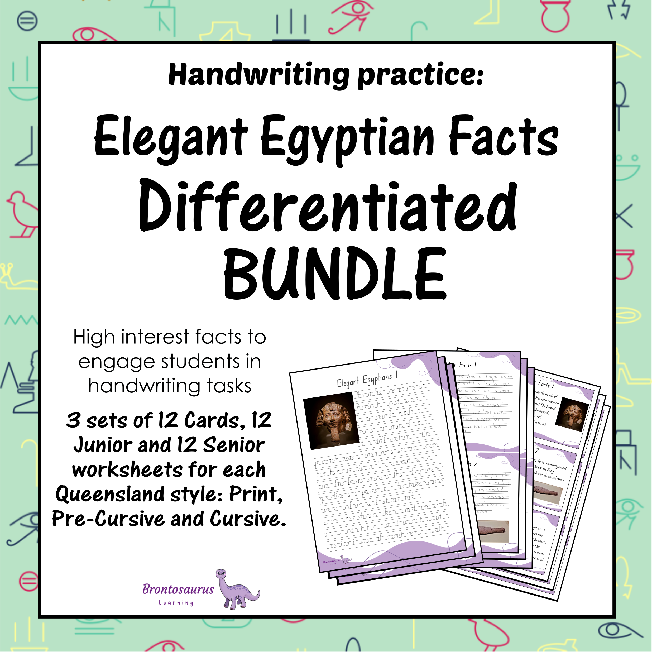 Queensland Ancient Civilisations 1 6 EGYPT Differentiated Bundle cover image