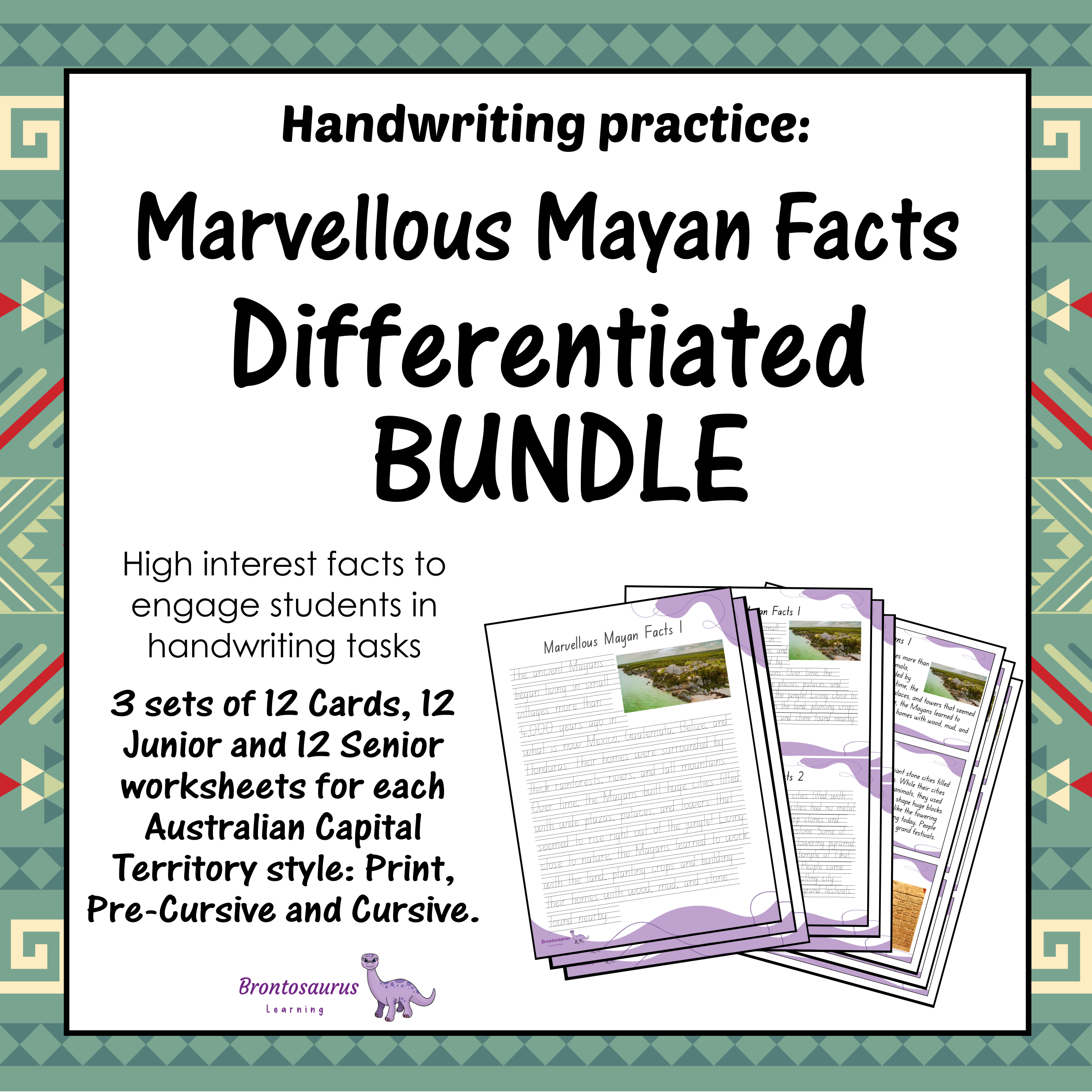 Marvellous Mayan Facts Differentiated Bundle - ACT cover image