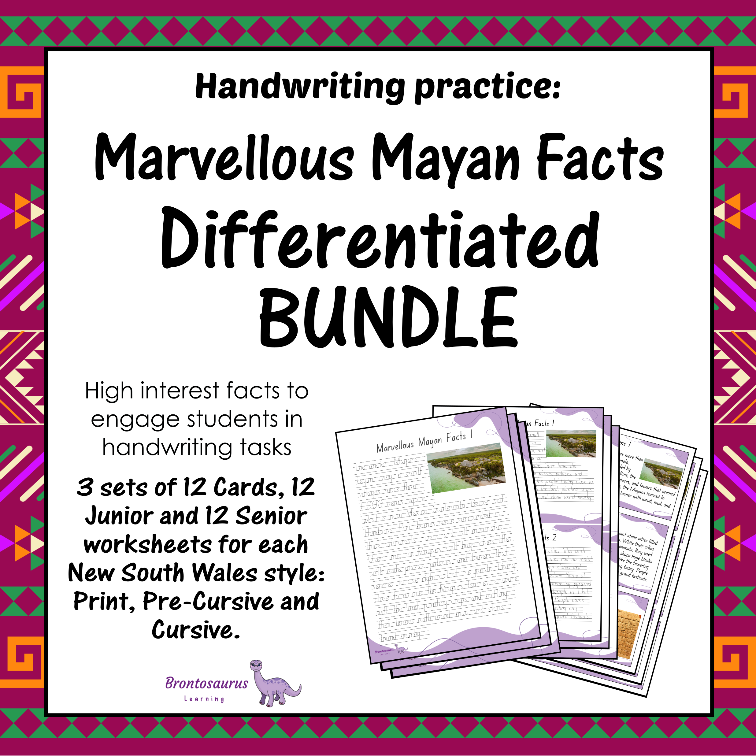 Marvellous Mayan Facts Differentiated Bundle - NSW cover image