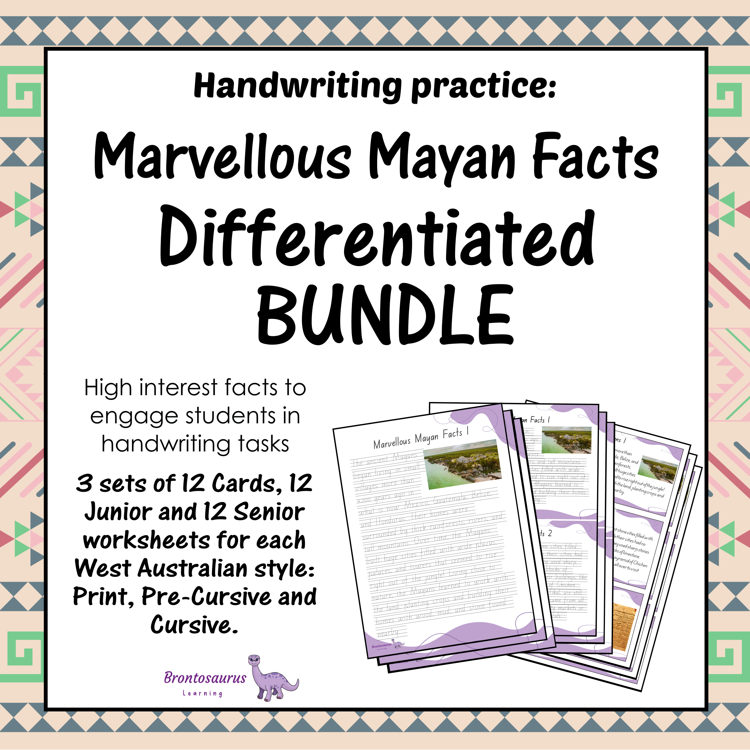 Marvellous Mayan Facts Differentiated Bundle - WA cover image