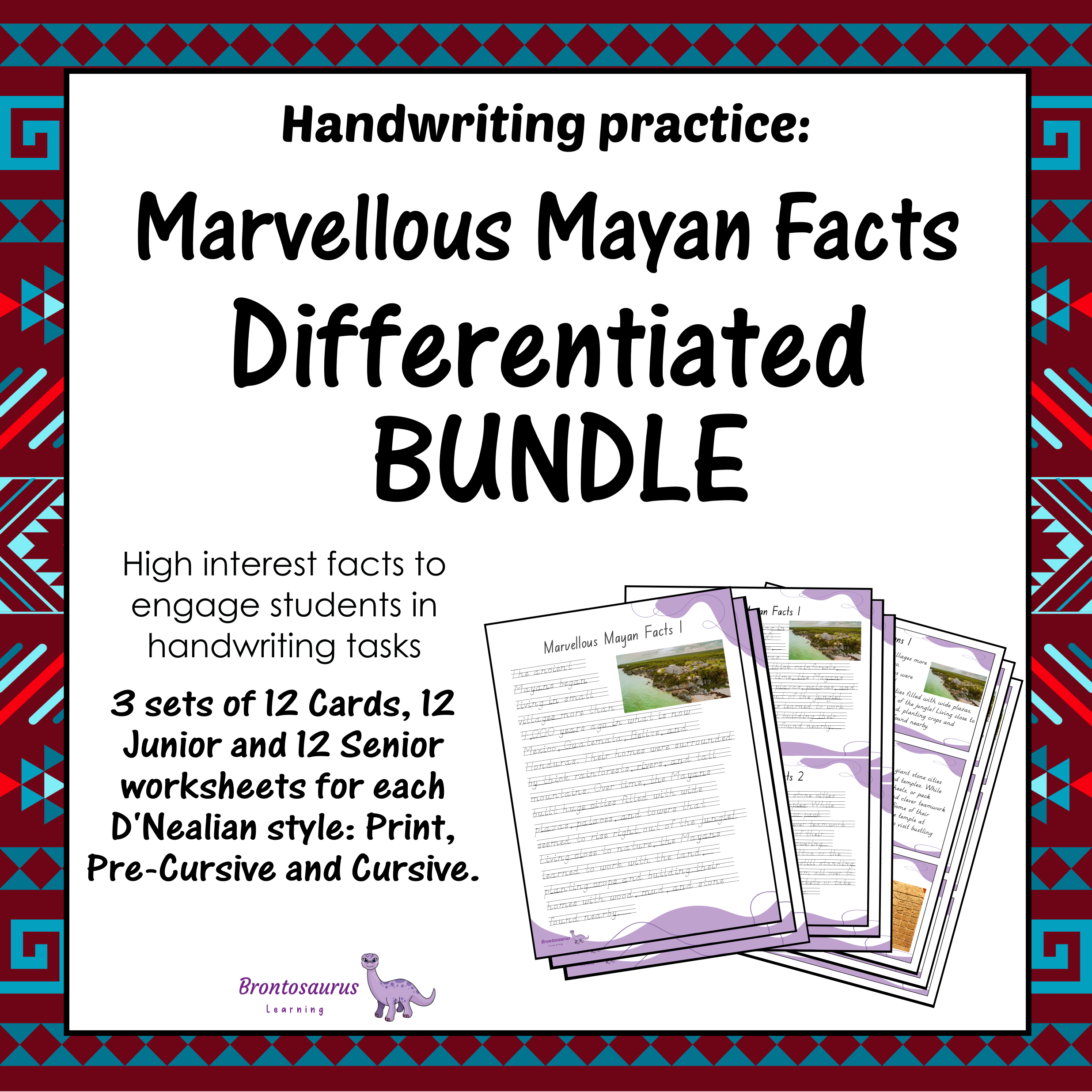 Marvellous Mayan Facts Differentiated Bundle - DN cover image