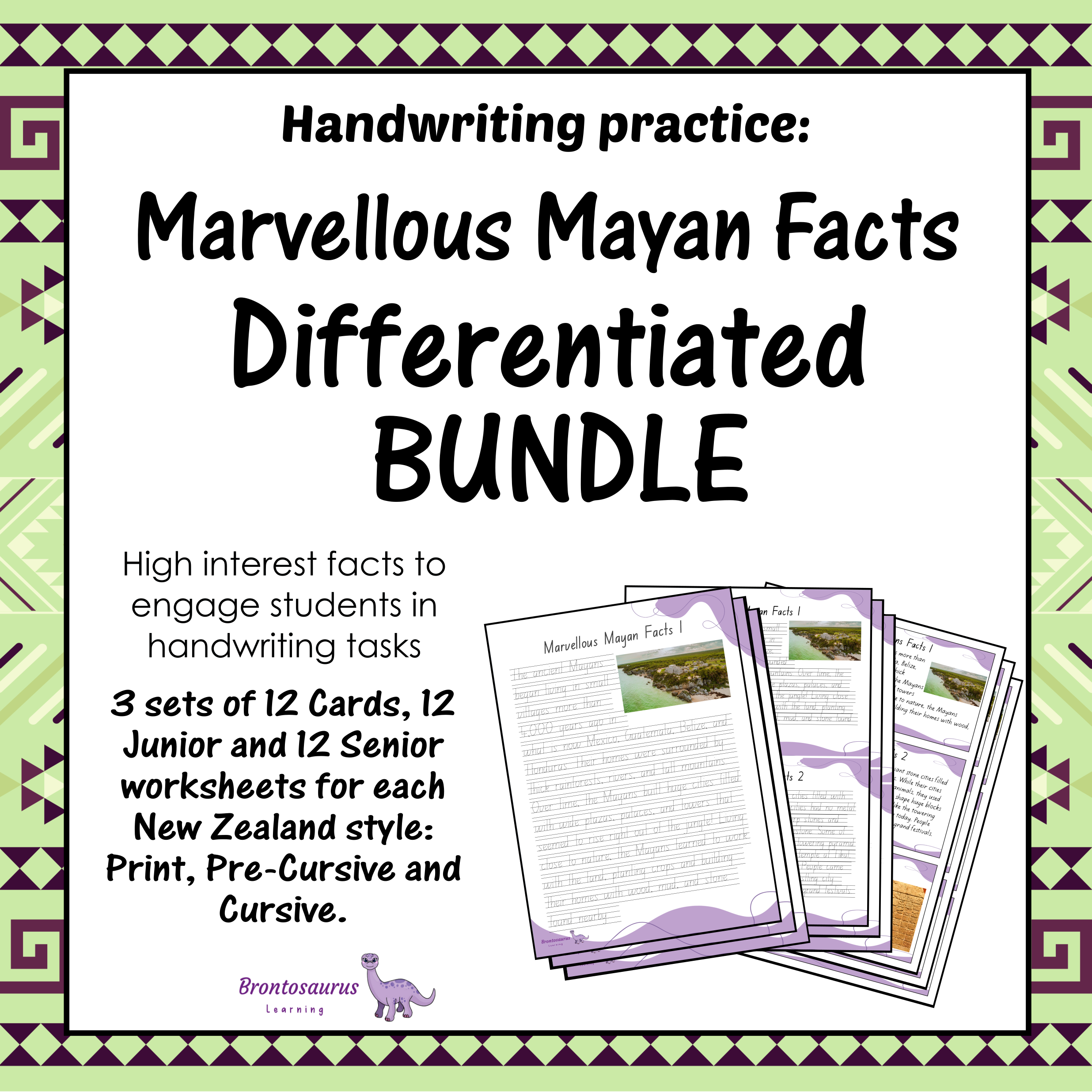 Marvellous Mayan Facts Differentiated Bundle - NZ cover image