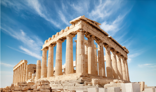 Ancient Civilisations 1 6 Photo of a Greek ruin for an Ancient Civilisations themed handwriting lesson - classroom resource preview