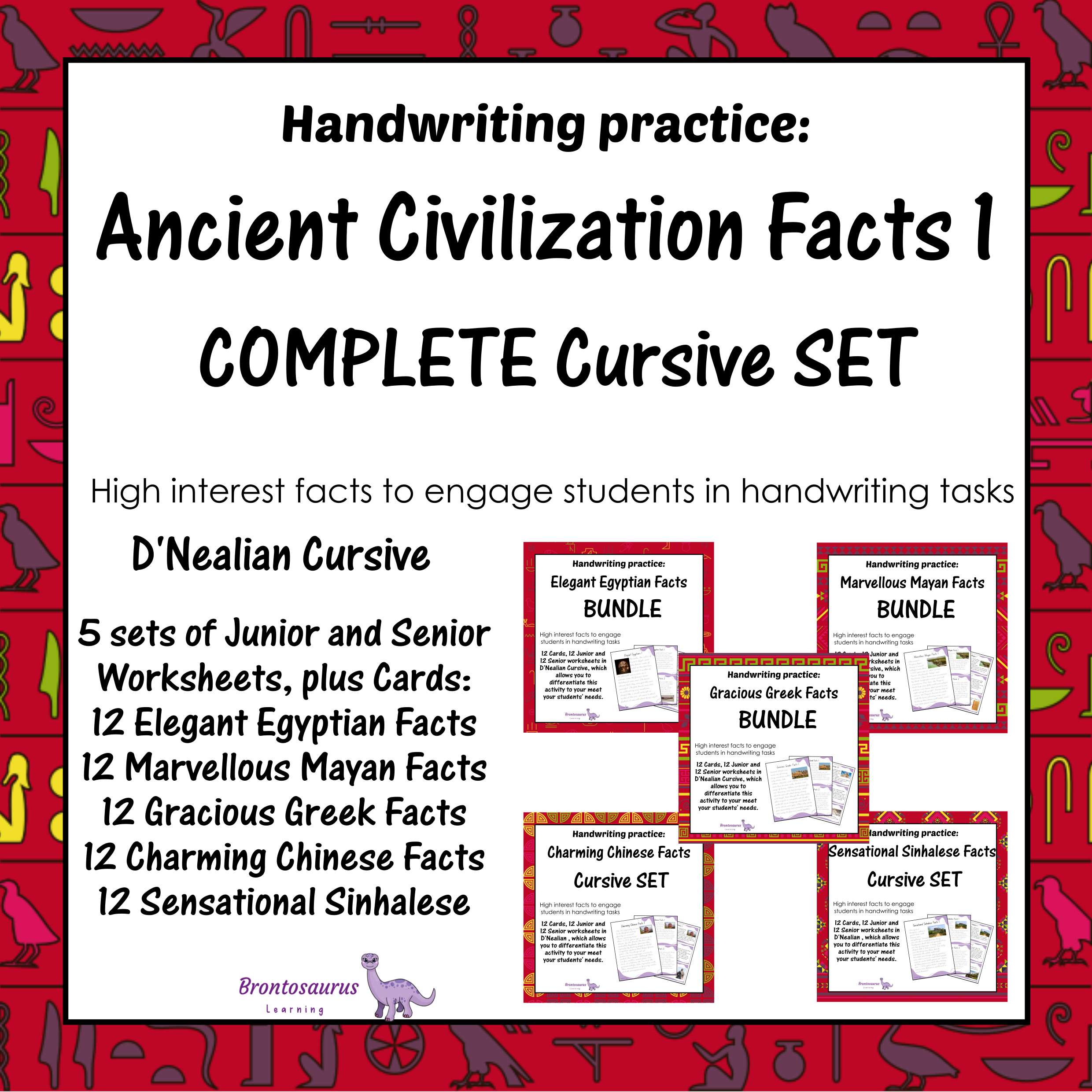 Ancient Civilisations Cursive Set - DN cover image