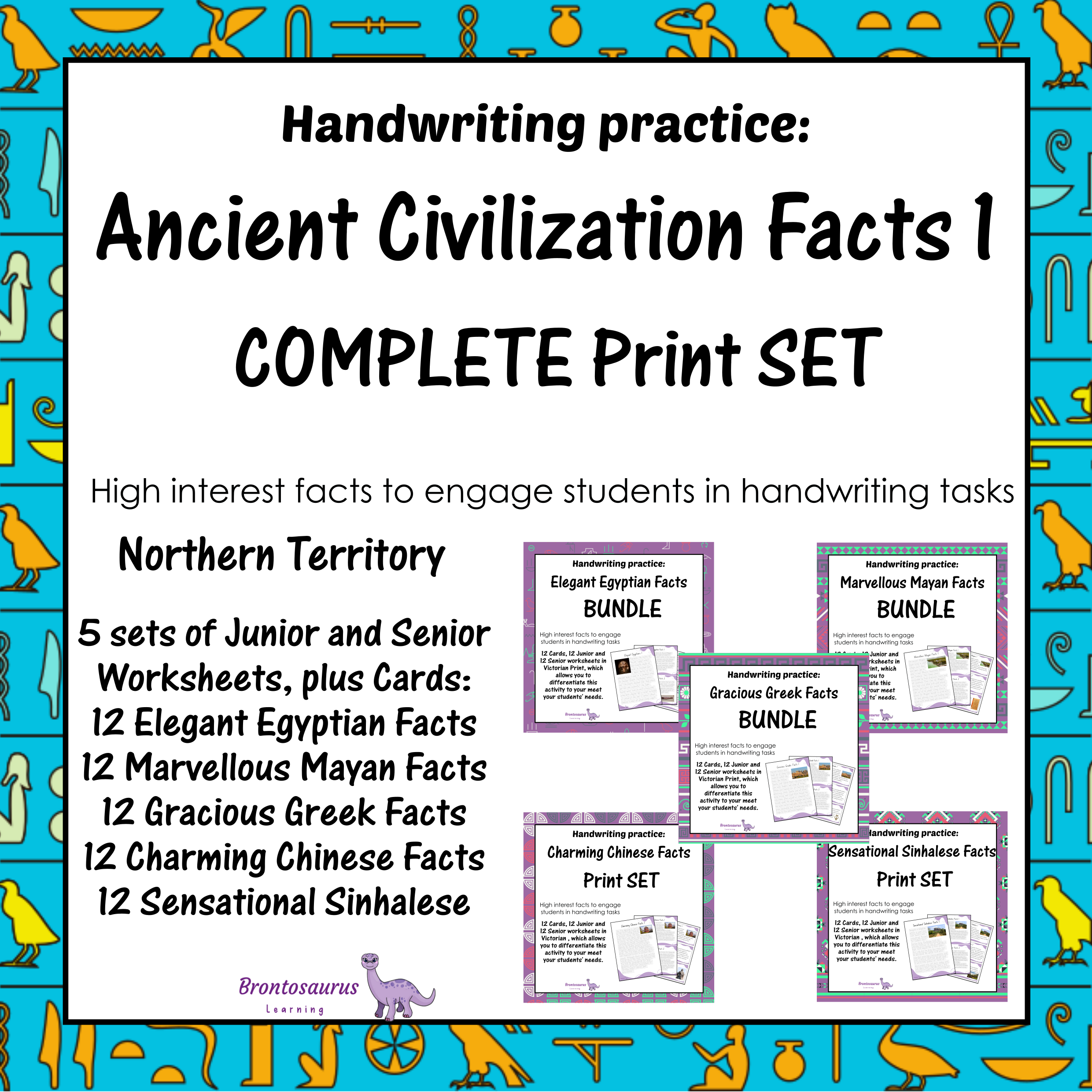 Ancient Civilisations Print Set - NT cover image