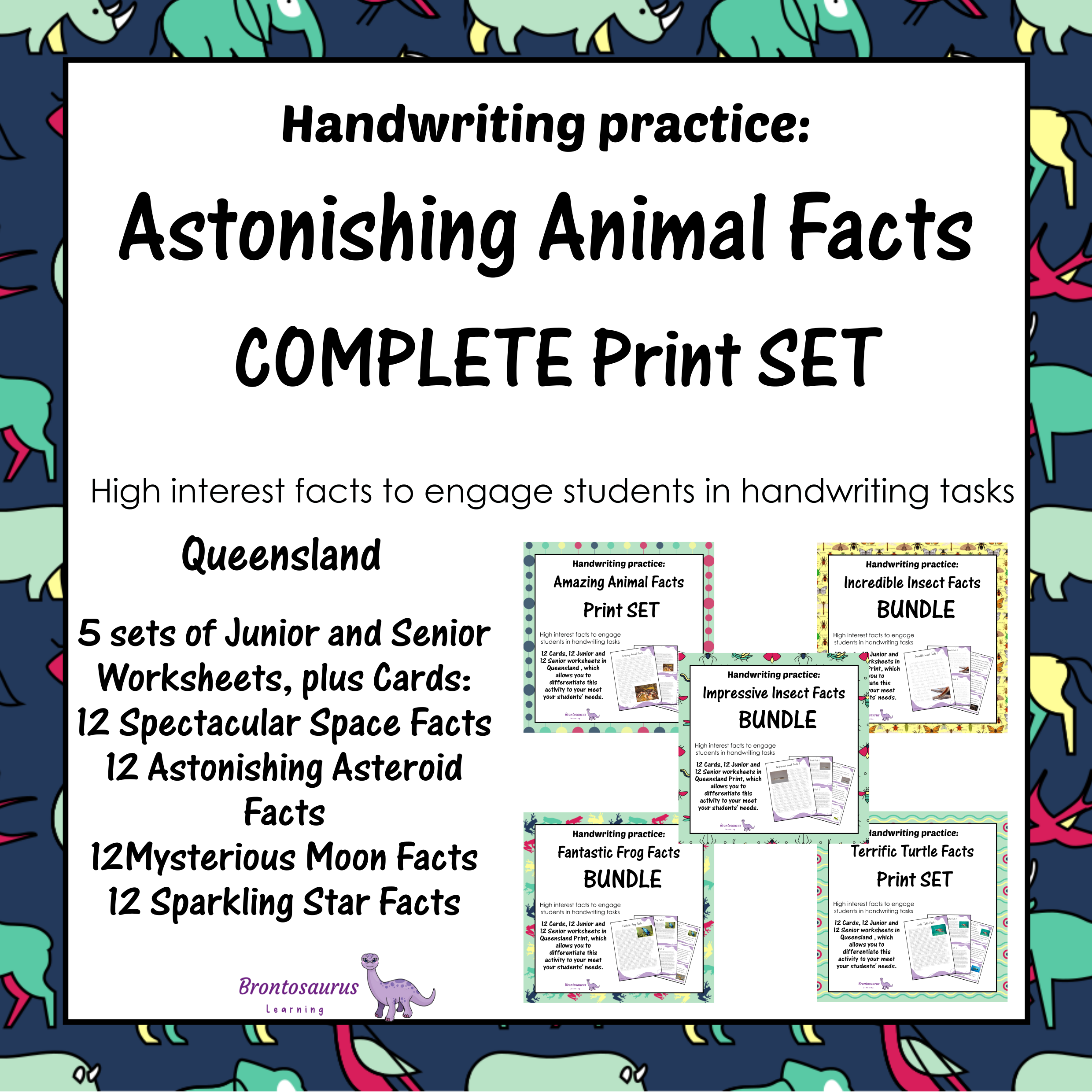 Queensland Animals 2 Animals Print Set cover image