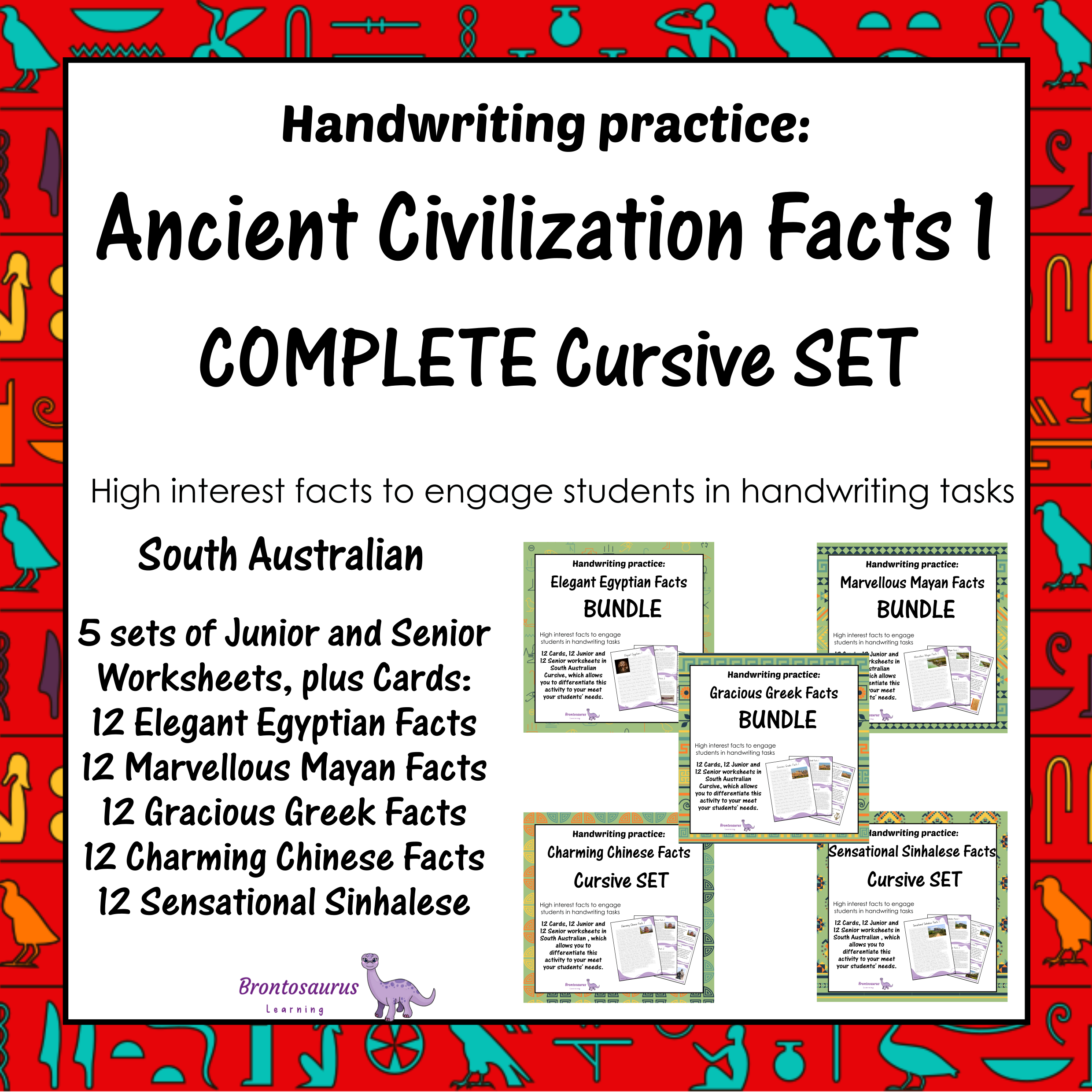 Ancient Civilisations Cursive Set - SA cover image