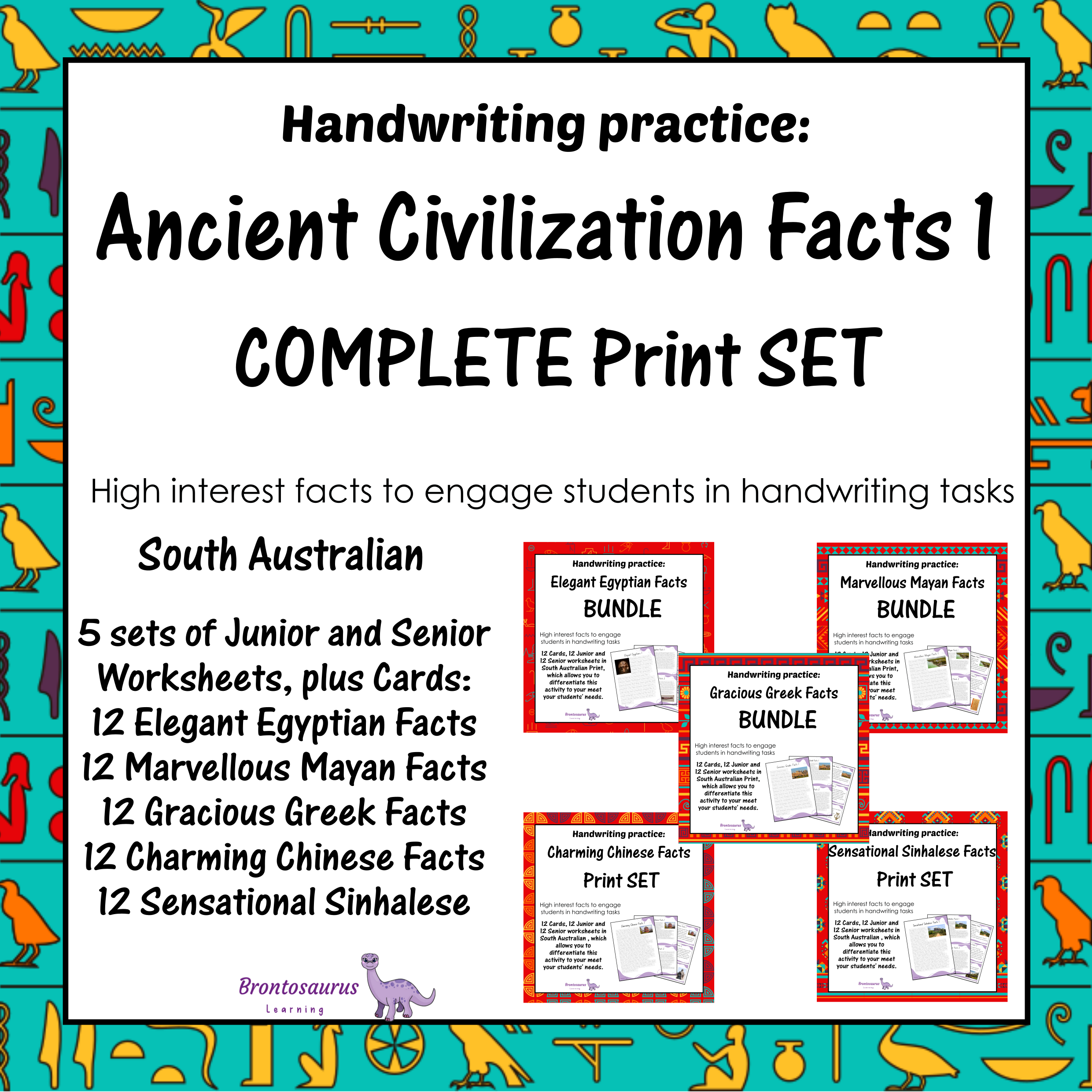 Ancient Civilisations Print Set - SA cover image