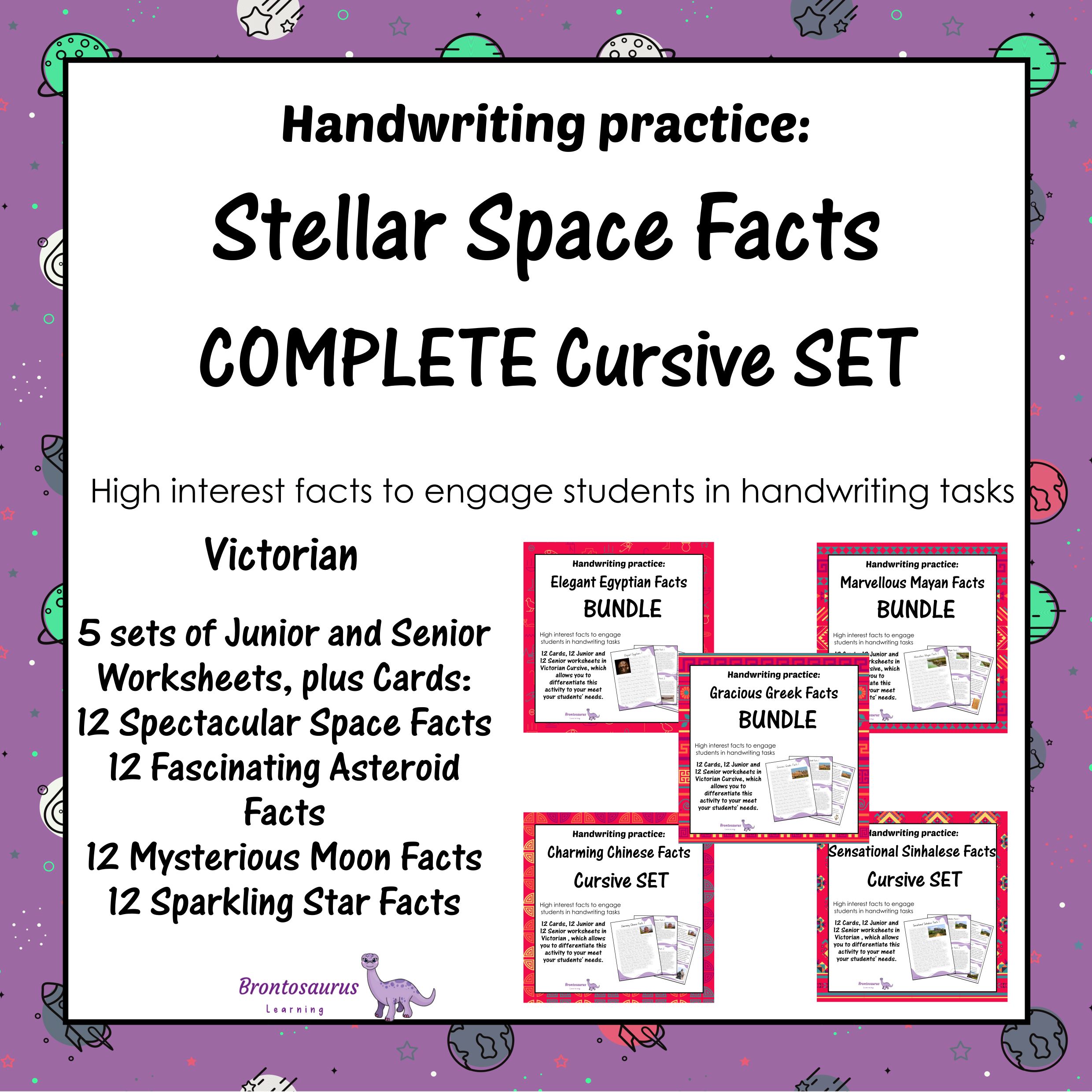 Victoria Space 4 Ancient Civilisations Cursive Set - WA cover image