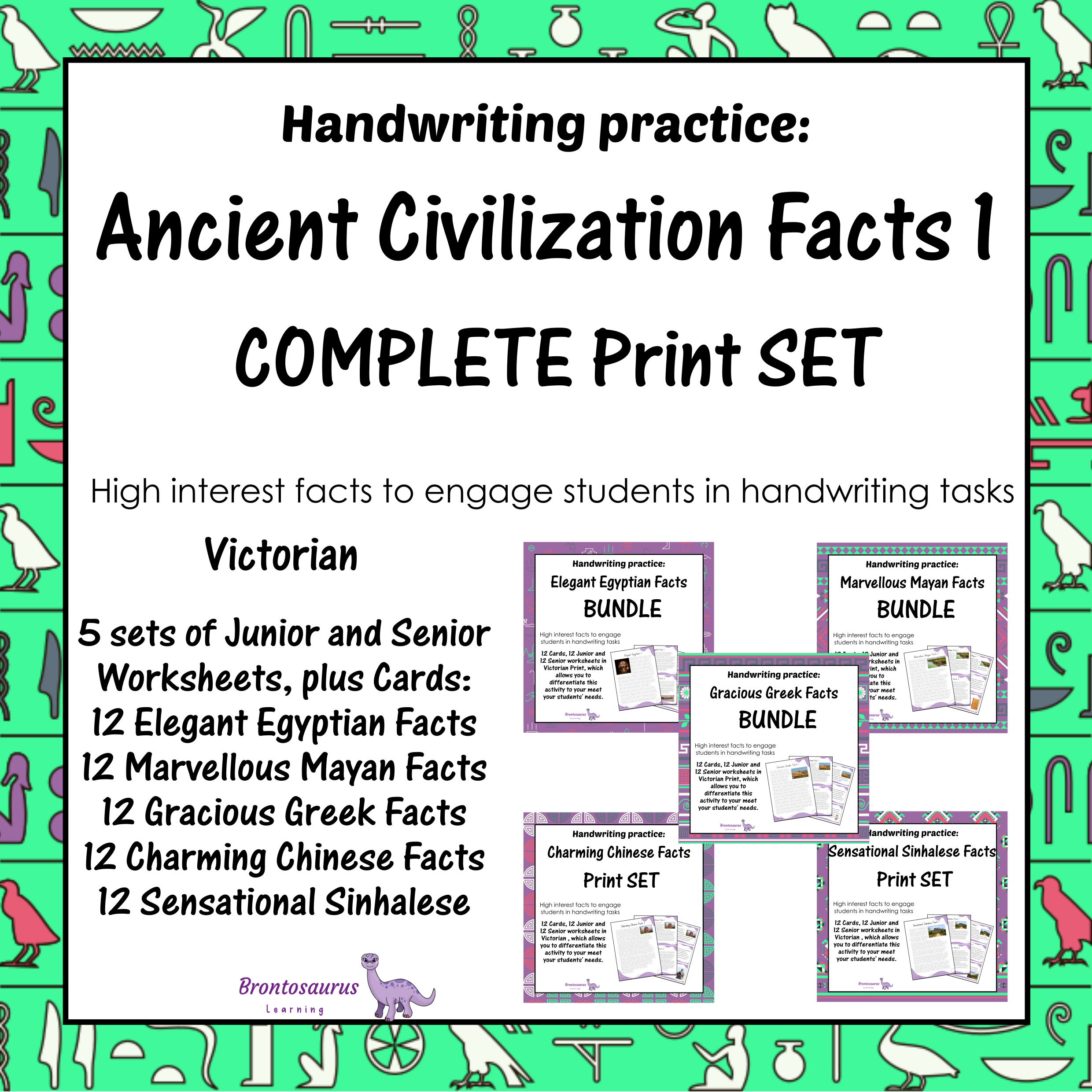 Ancient Civilisations Print Set - VIC cover image