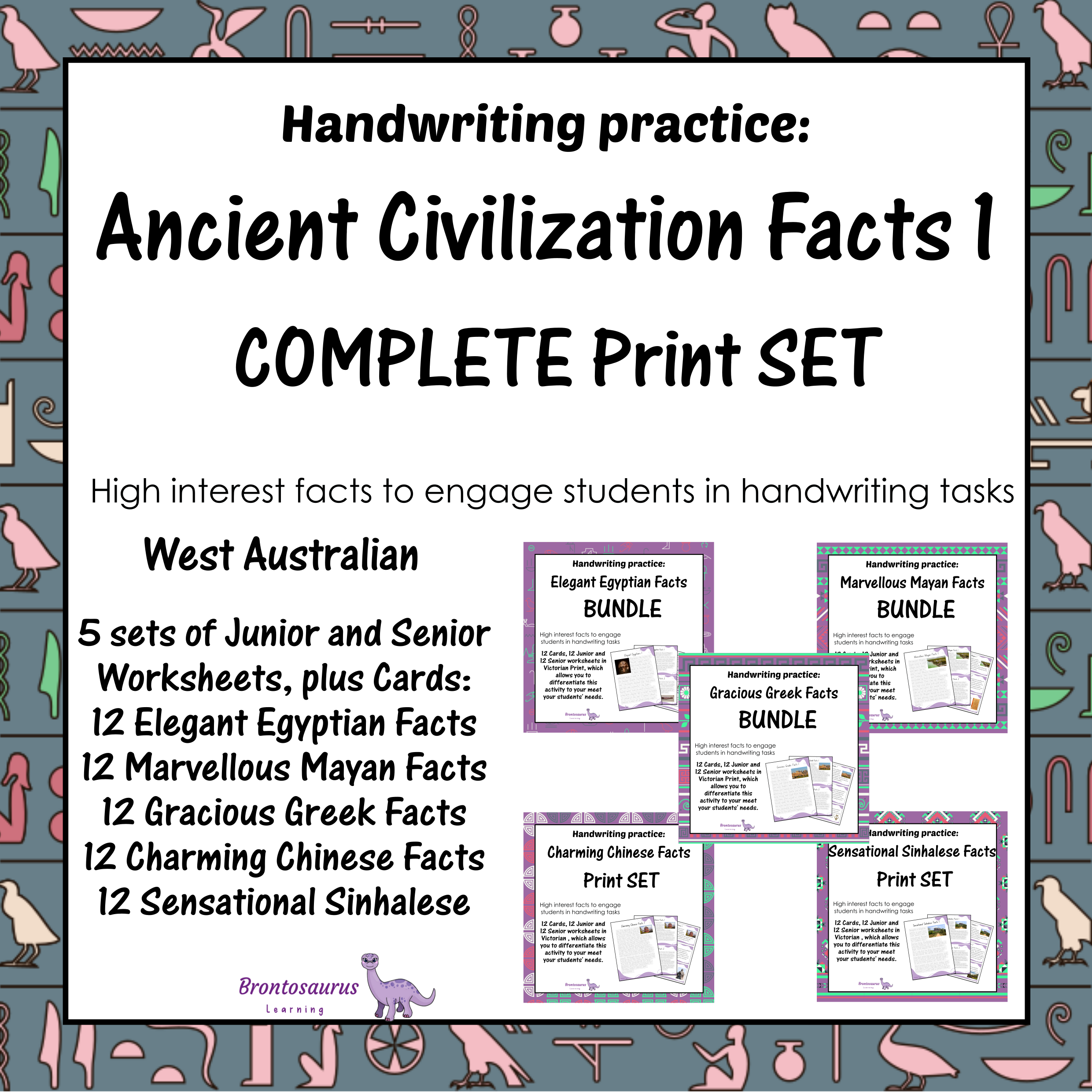Ancient Civilisations Print Set - WA cover image