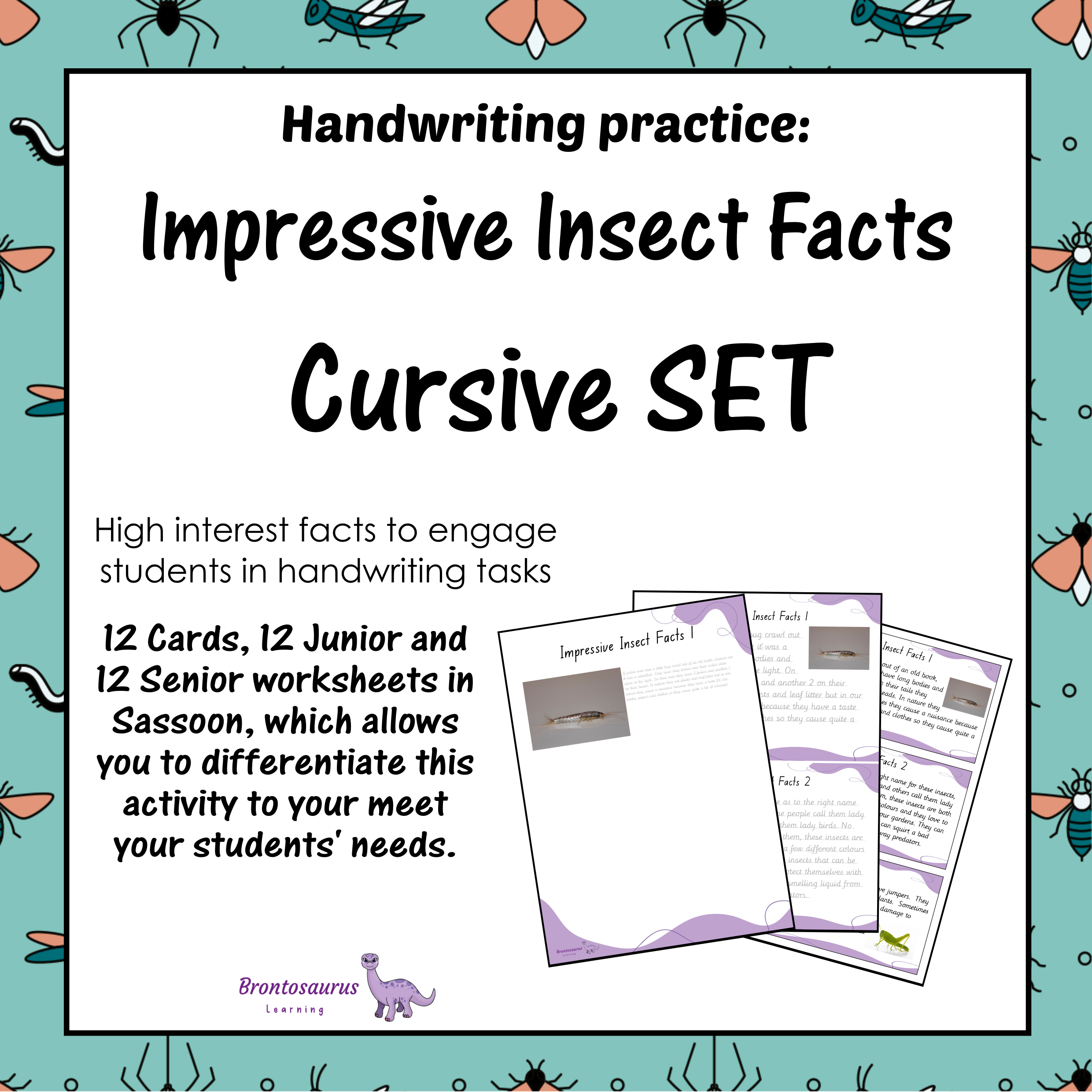 INSECTS2 Cursive Set cover image