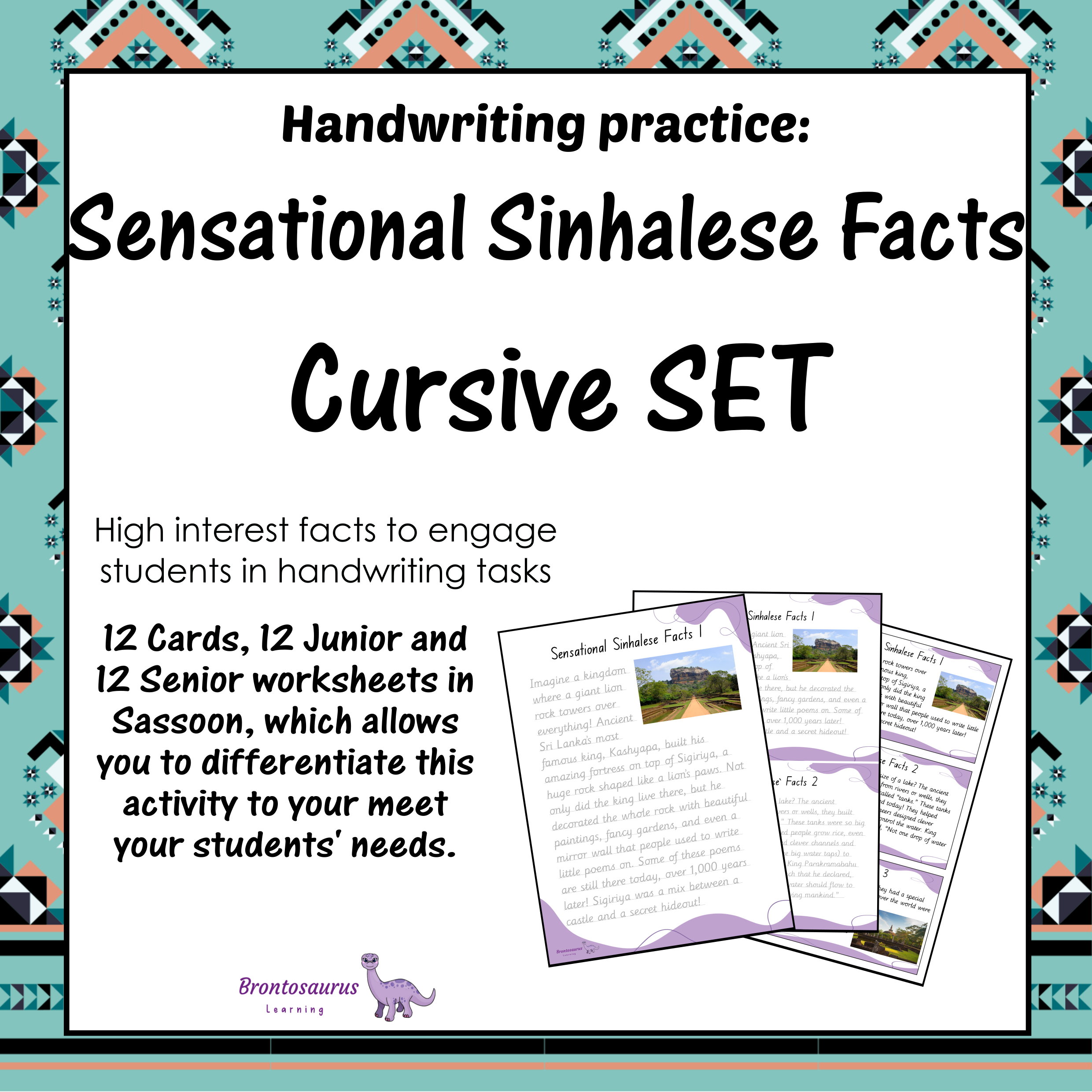 Marvellous Mayan Facts Cursive Set - SASS cover image