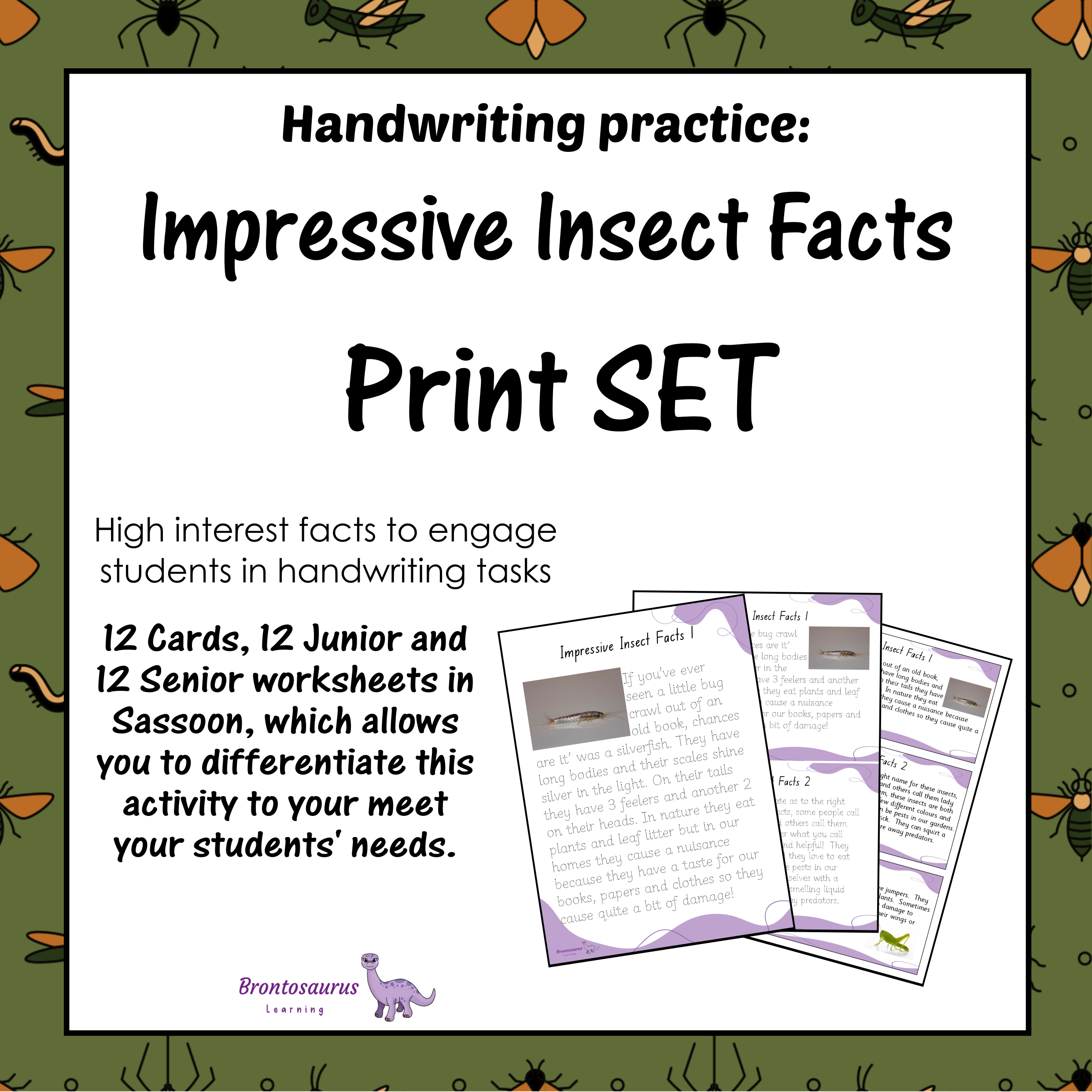 INSECTS2 Print Set cover image