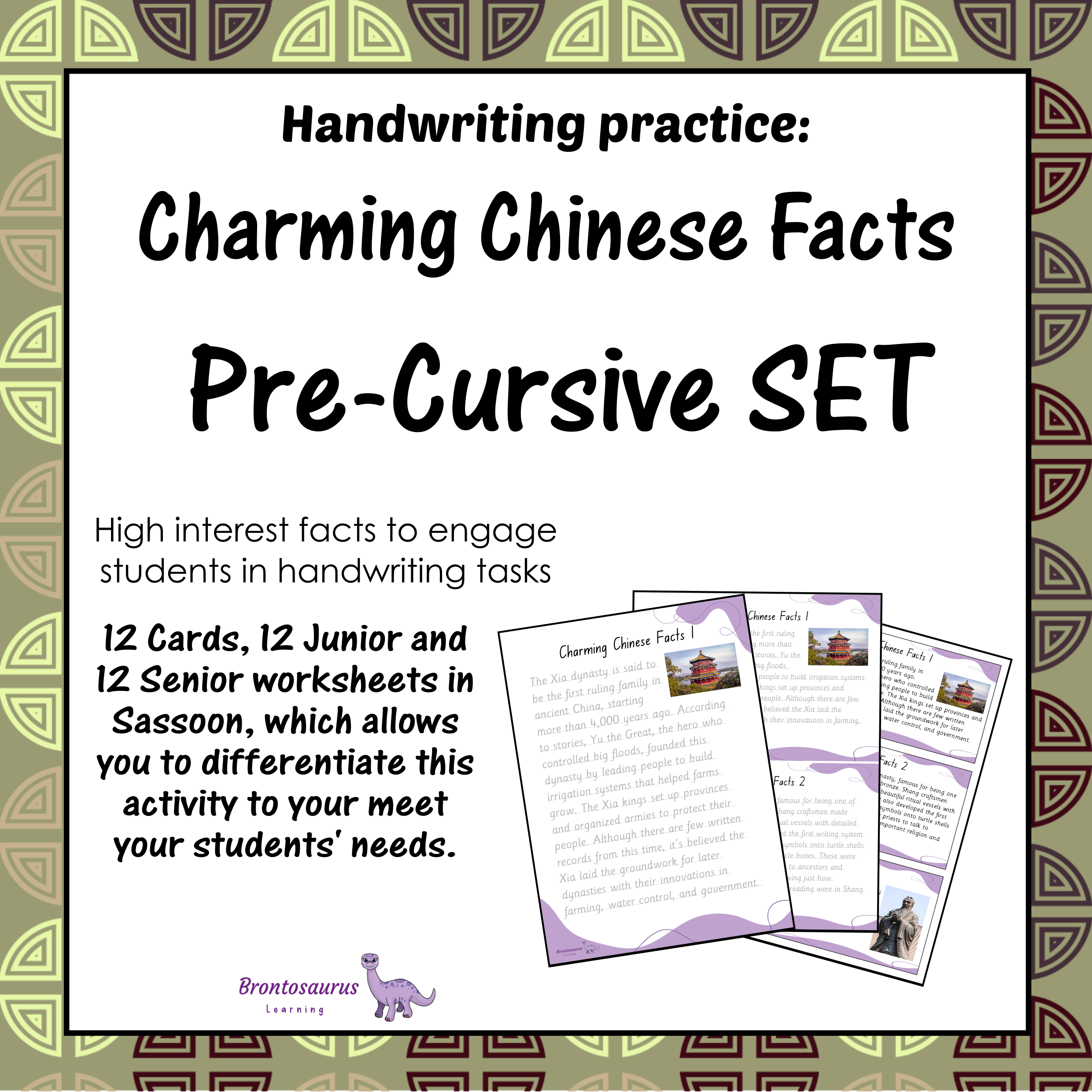 CHINESE Pre-cursive Set cover image