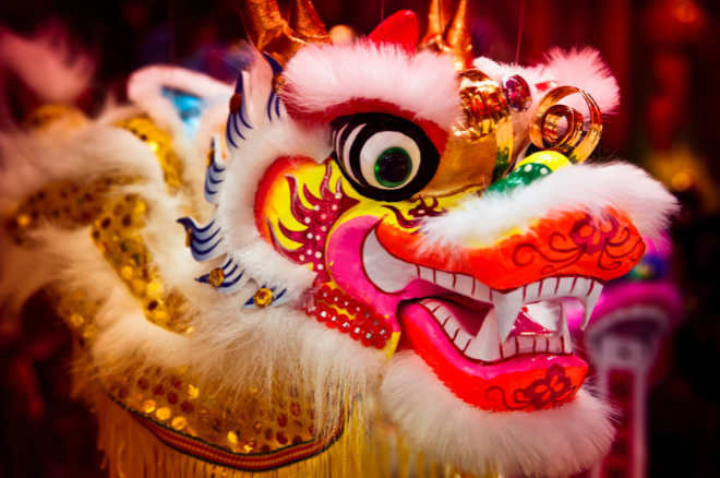 Ancient Civilisations 1 4 Photo of a Chinese dragon costume for an Ancient Civilisations themed handwriting lesson - classroom resource preview