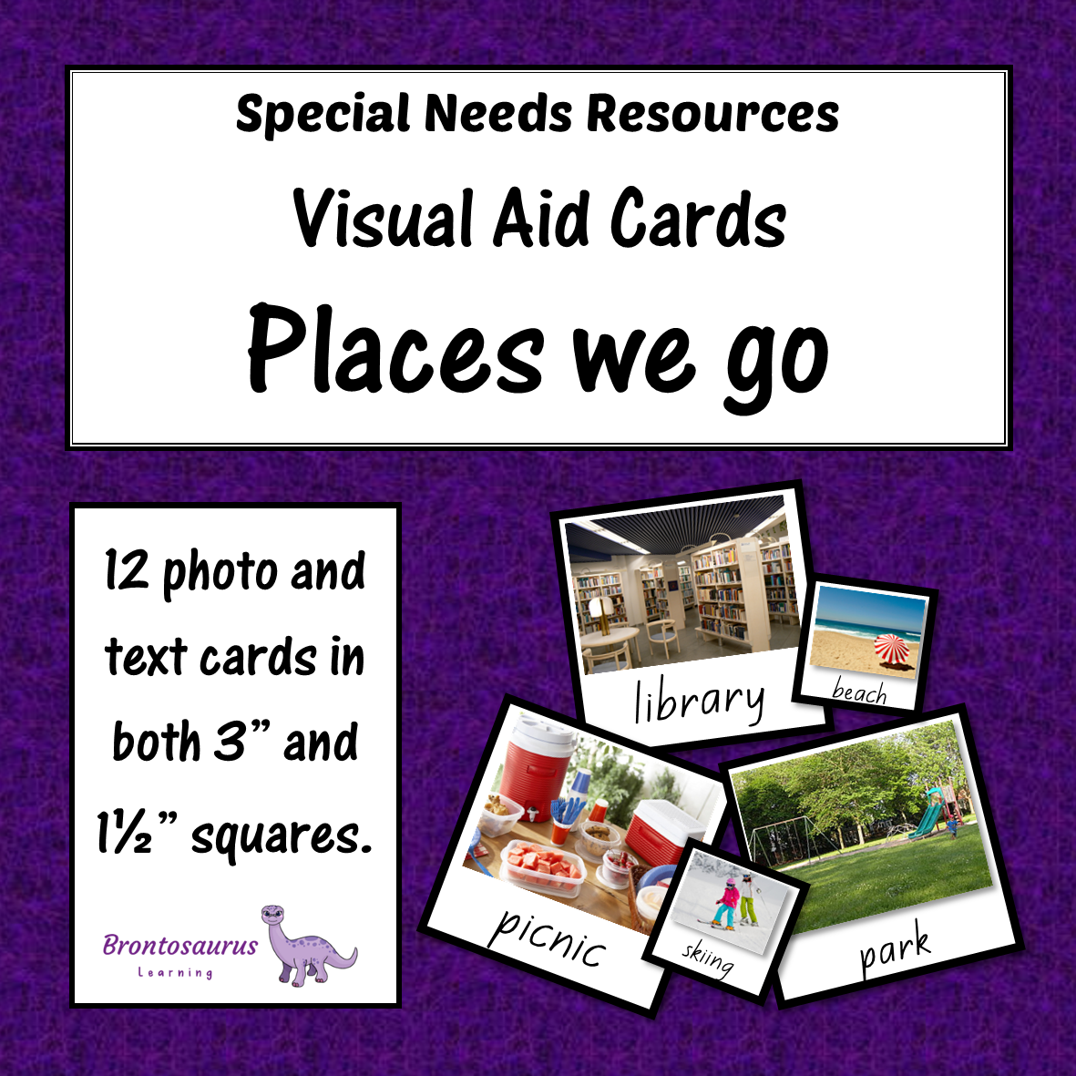Cover preview for Visual Aid Cards Household Items, a printable weather science resource.