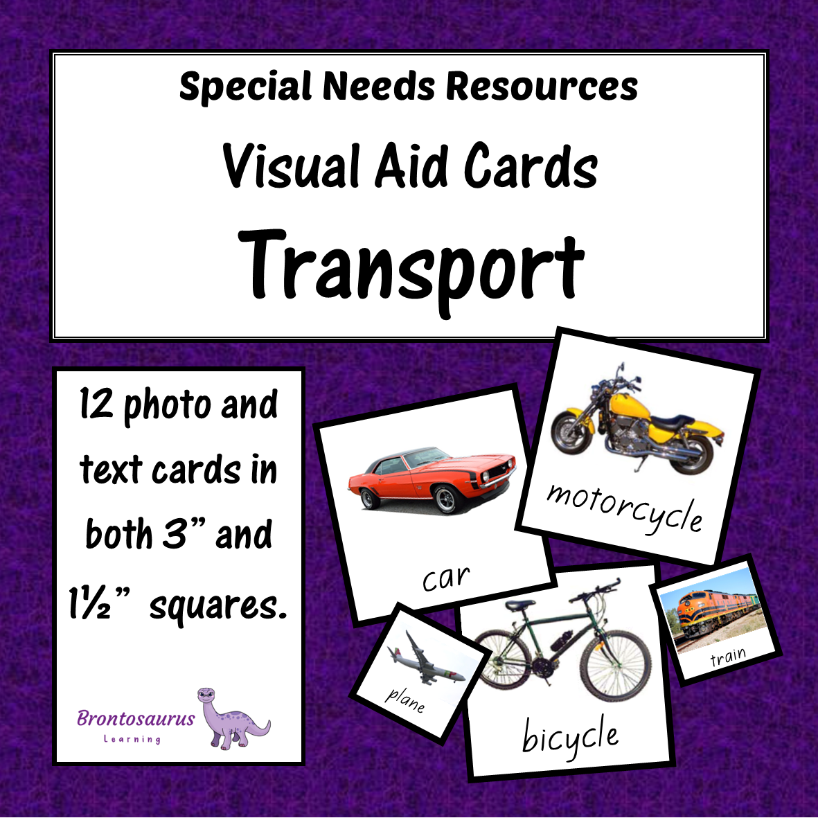 Transport Visual Aid Cards preview