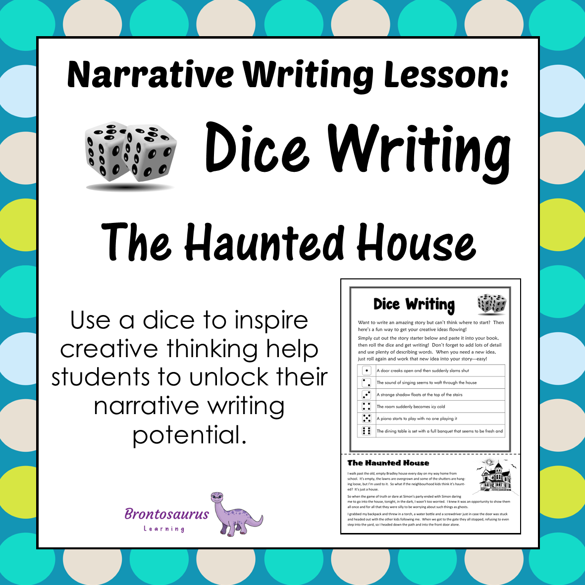 Writing 5 Dice Writing - Haunted House