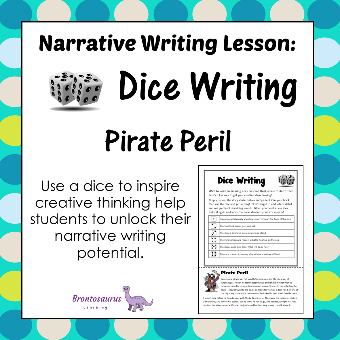 Writing 3 Dice Writing - Pirate Peril