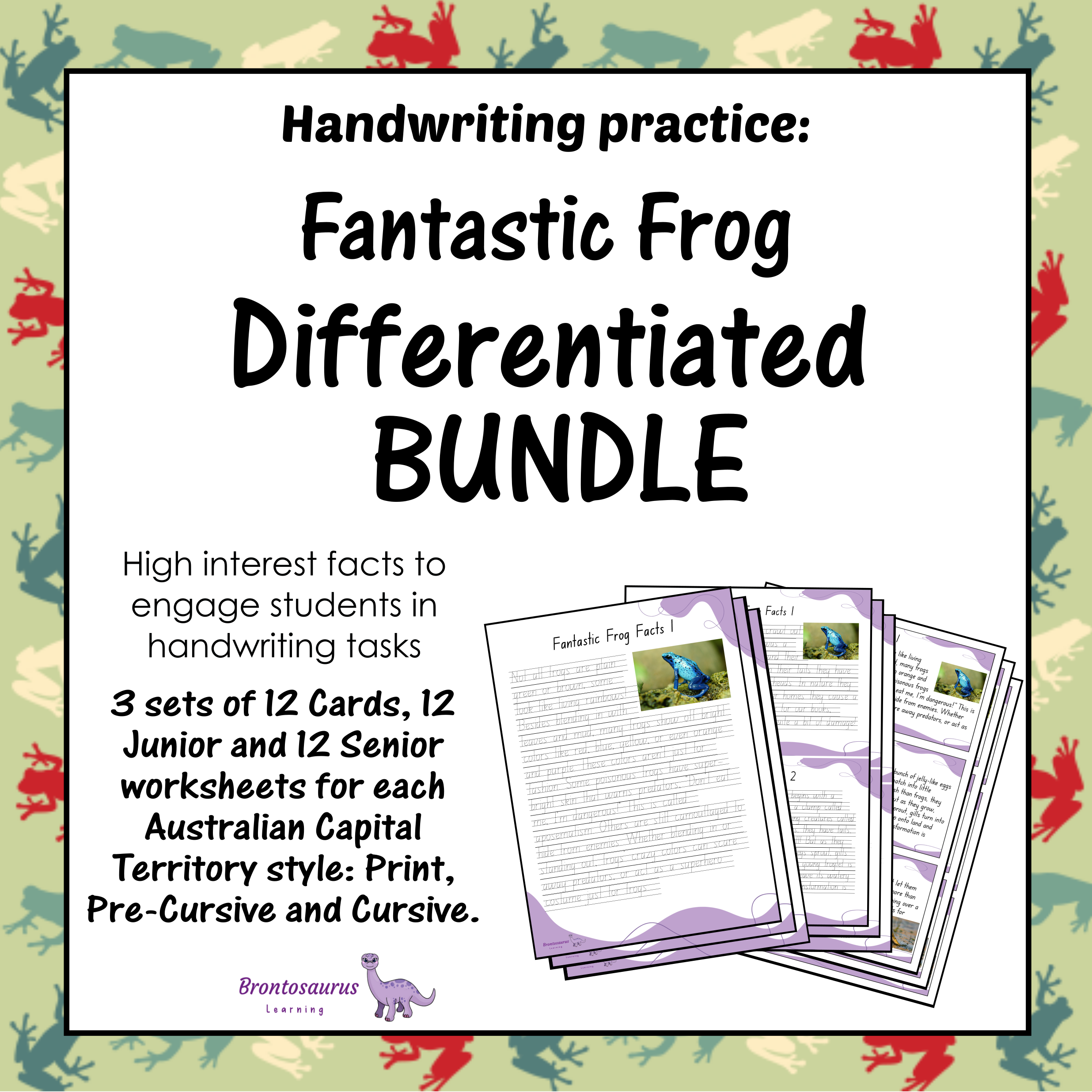 Frogs Differentiated Bundle cover image