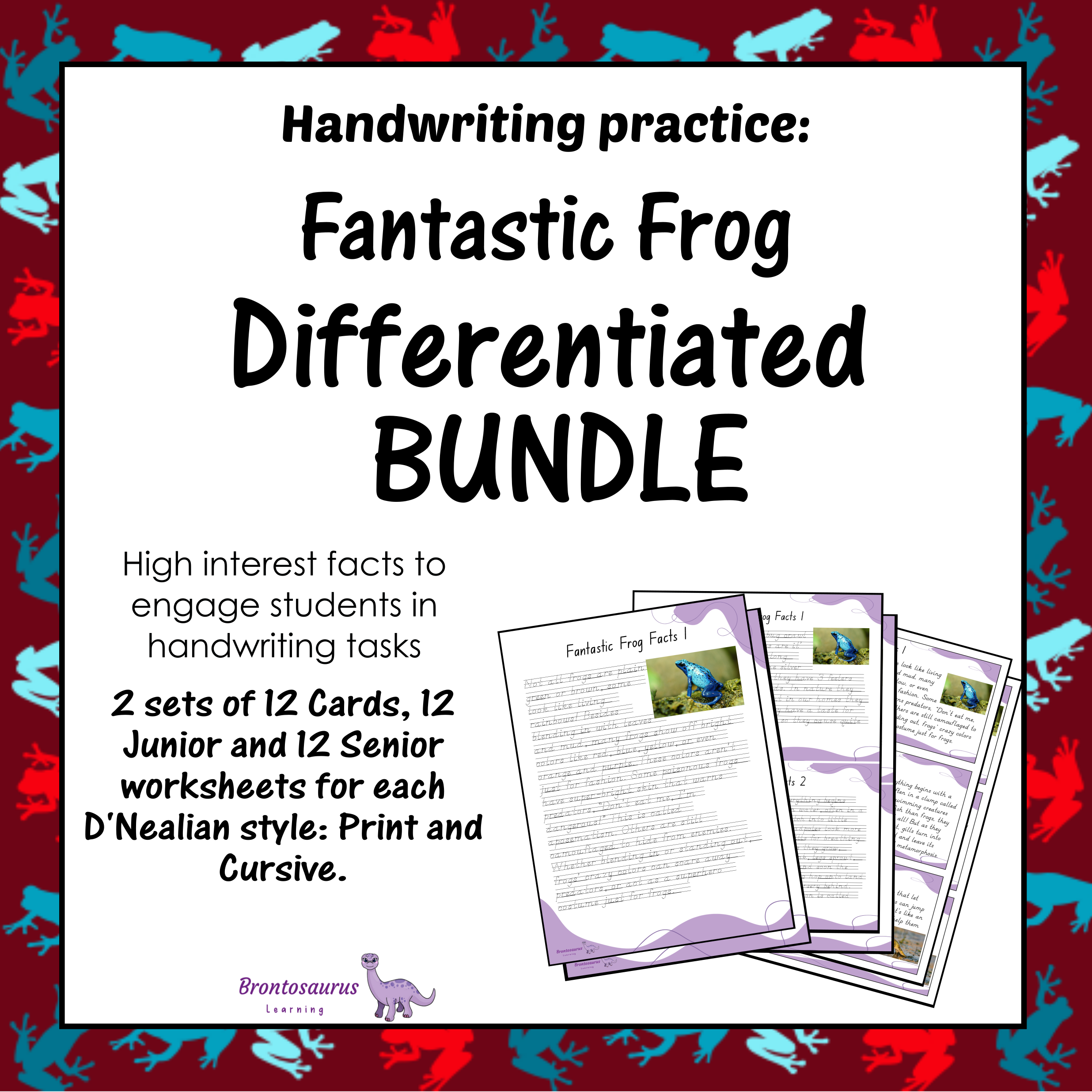 Frogs Differentiated Bundle cover image