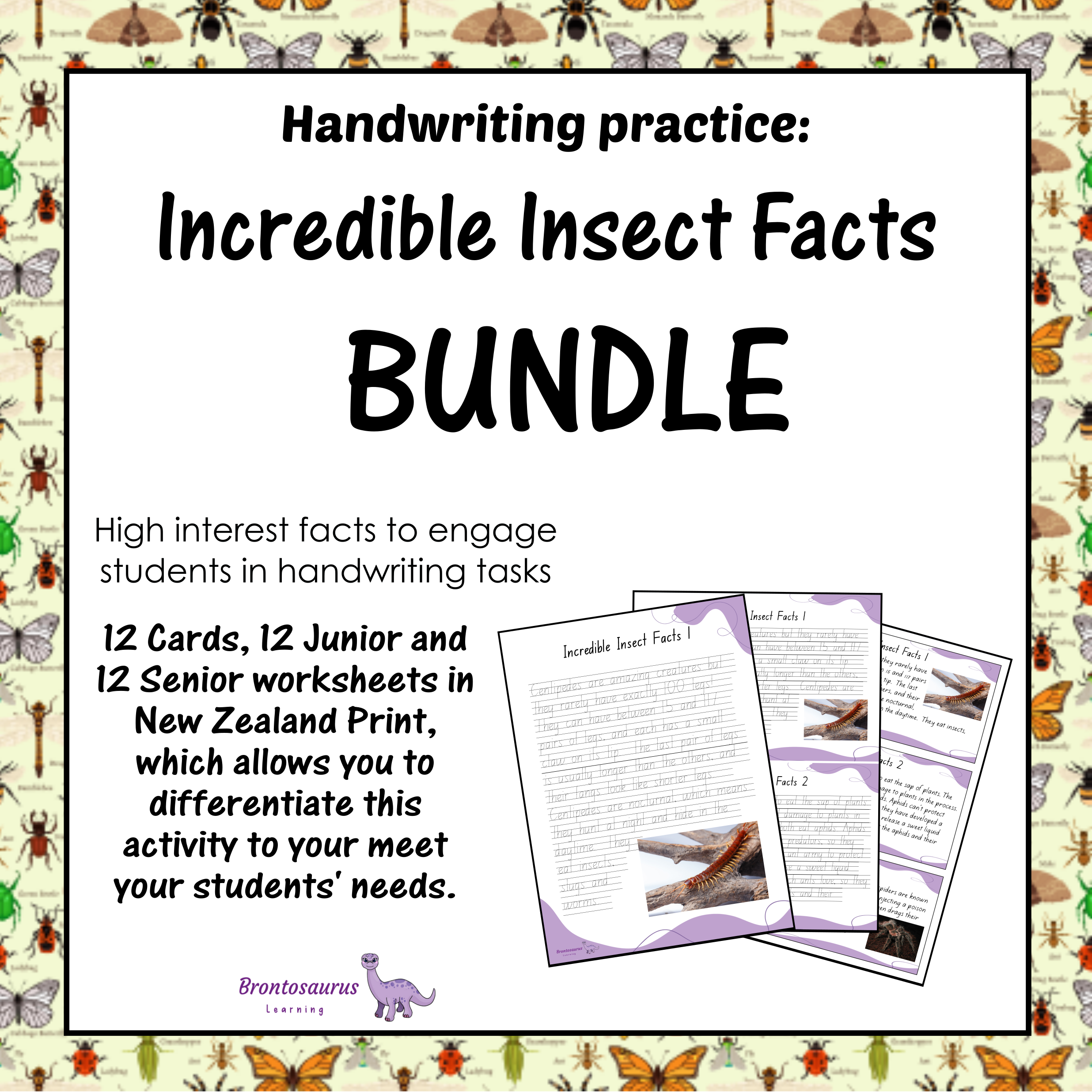 INSECTS1 Print Set cover image