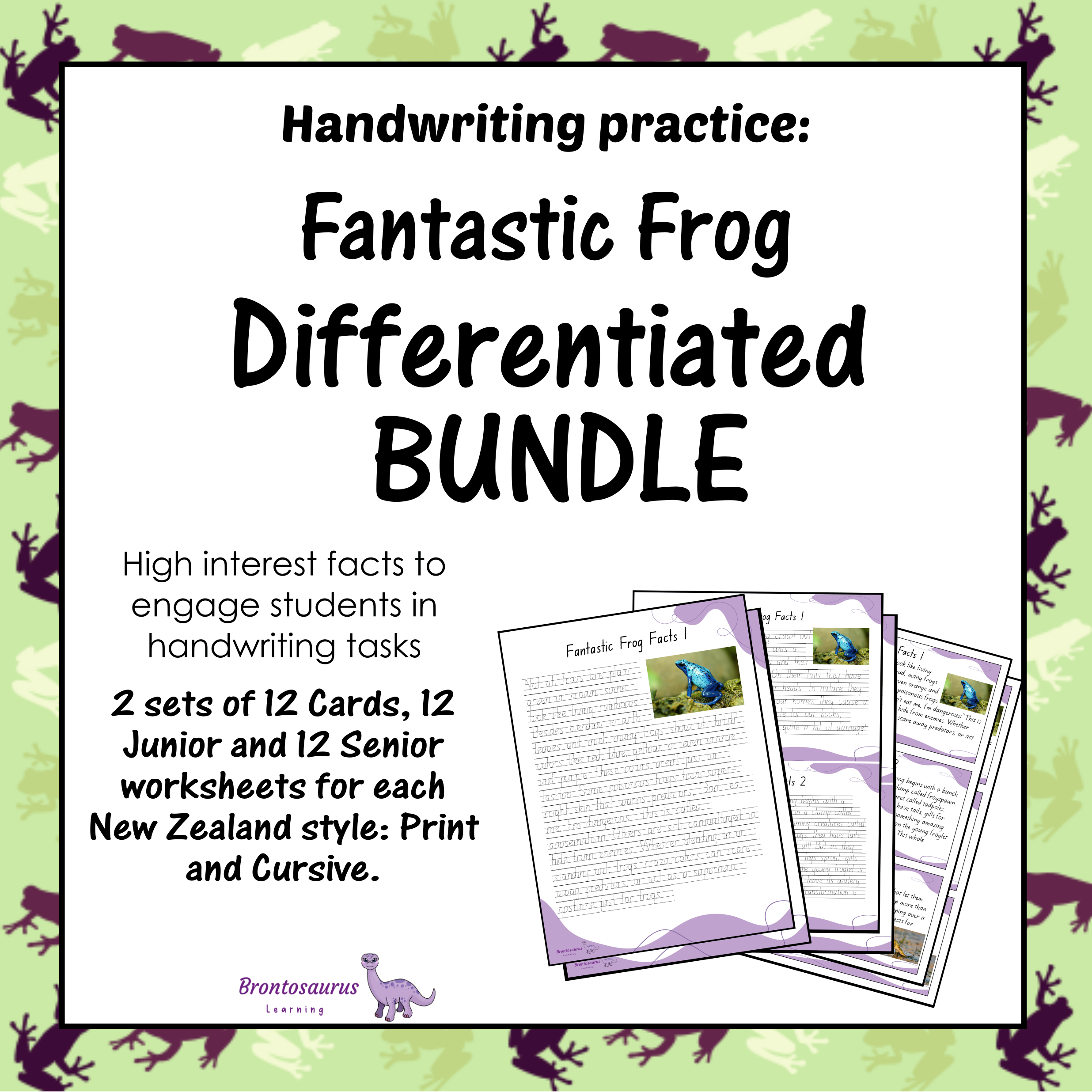 Frogs Differentiated Bundle cover image