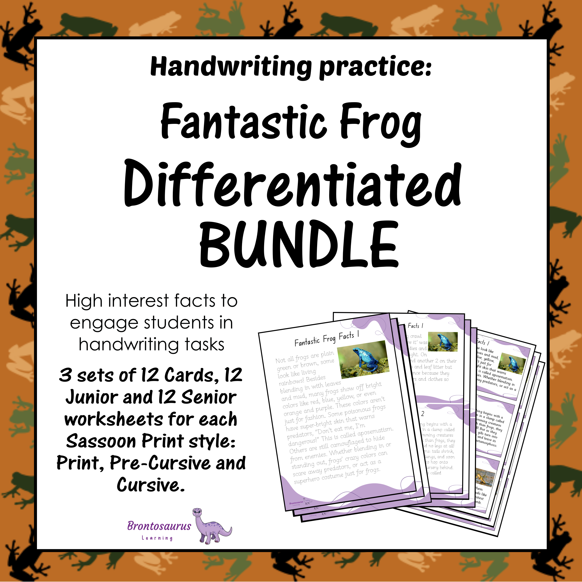 Frogs Differentiated Bundle cover image