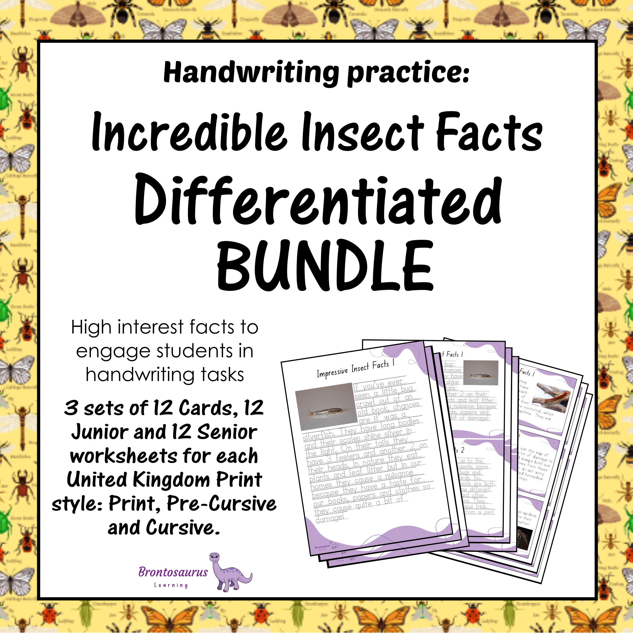 United Kingdom Animals 11 INSECTS1 Differentiated Bundle cover image